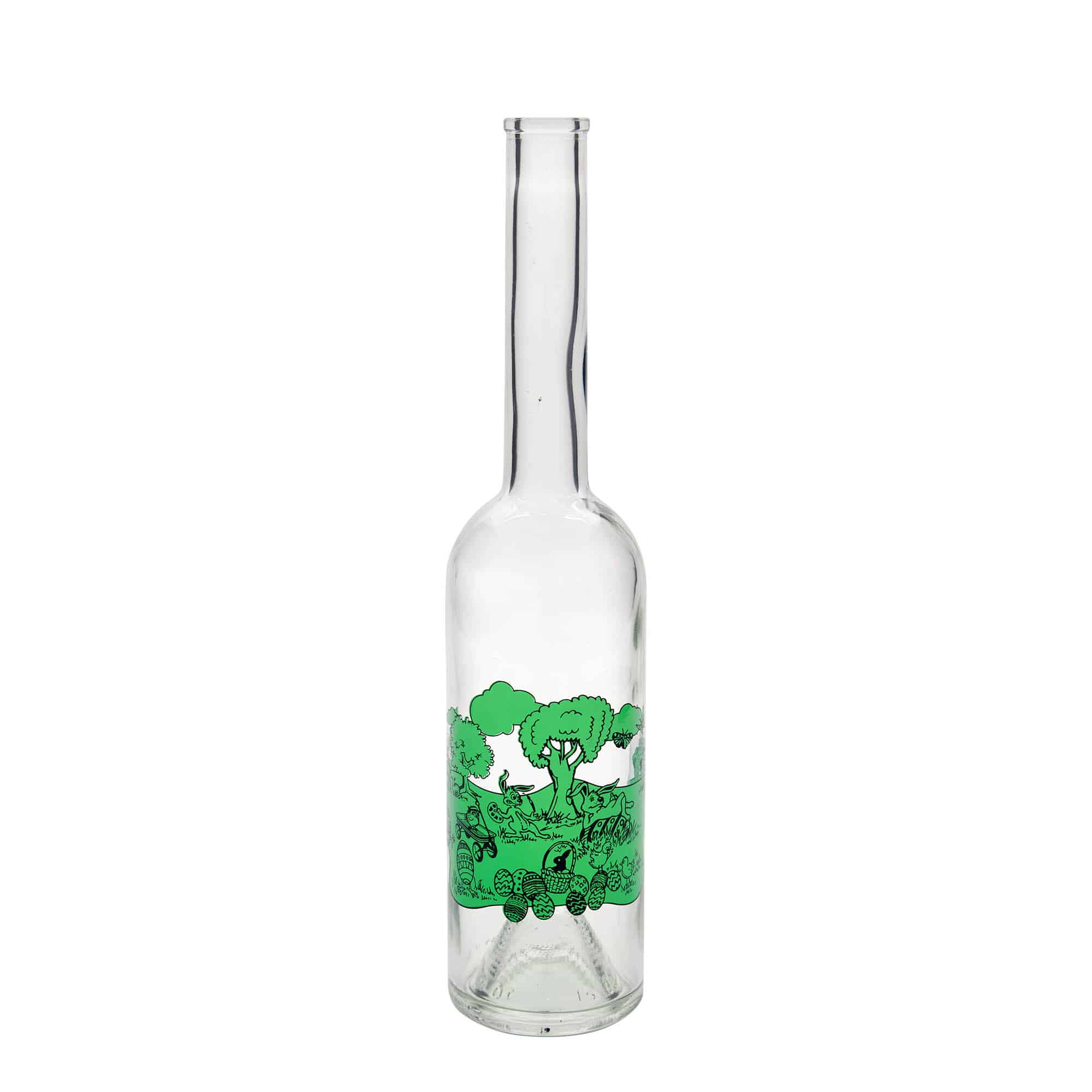 500 ml glasflaske 'Opera', motiv: Glædelig påske, åbning: prop