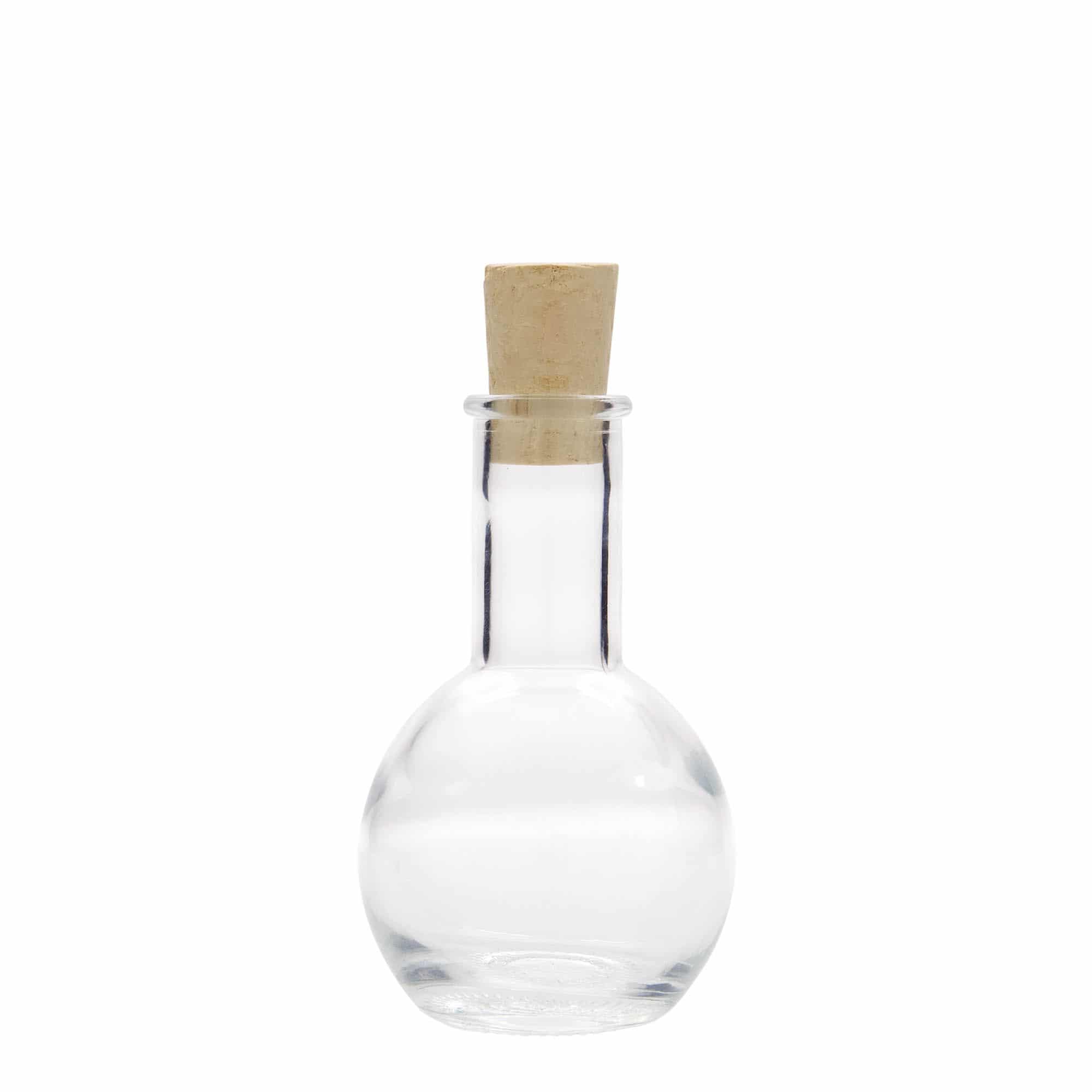 100 ml glasflaske 'Tulipano', åbning: Kork