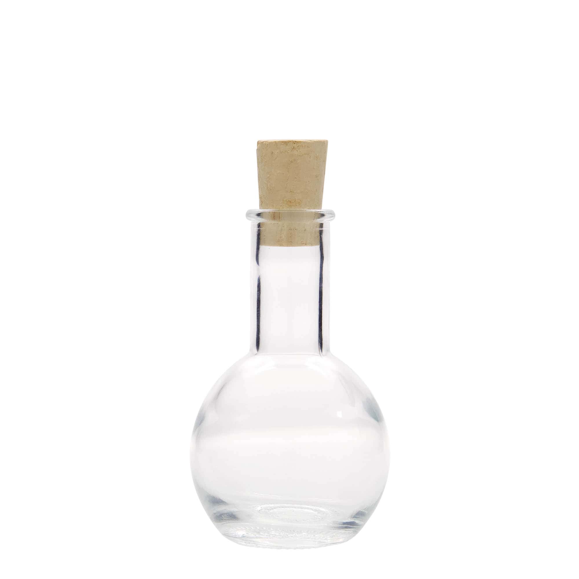 100 ml glasflaske »Tulipano«, åbning: kork