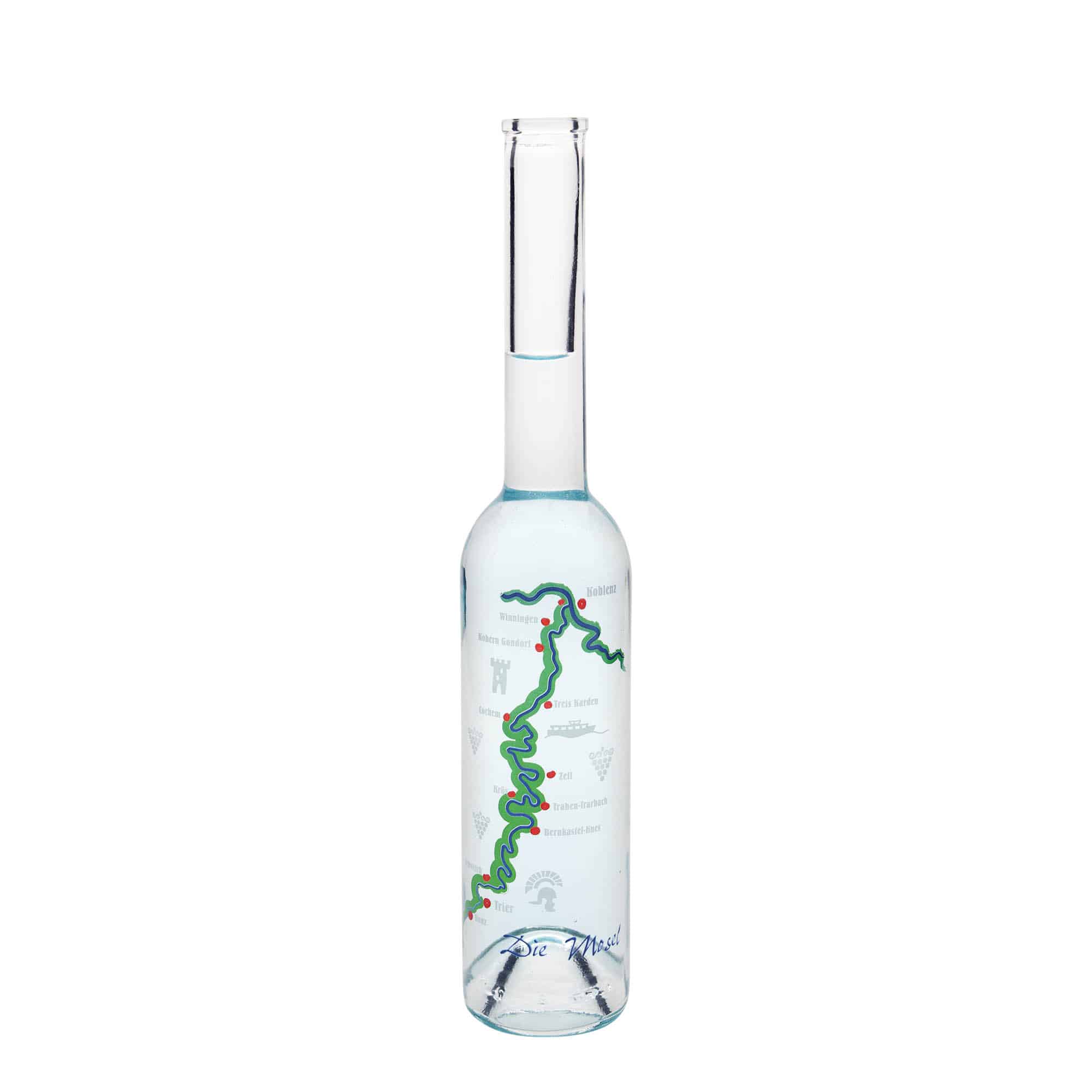 350 ml glasflaske »Opera«, motiv: Mosel, munding: kork