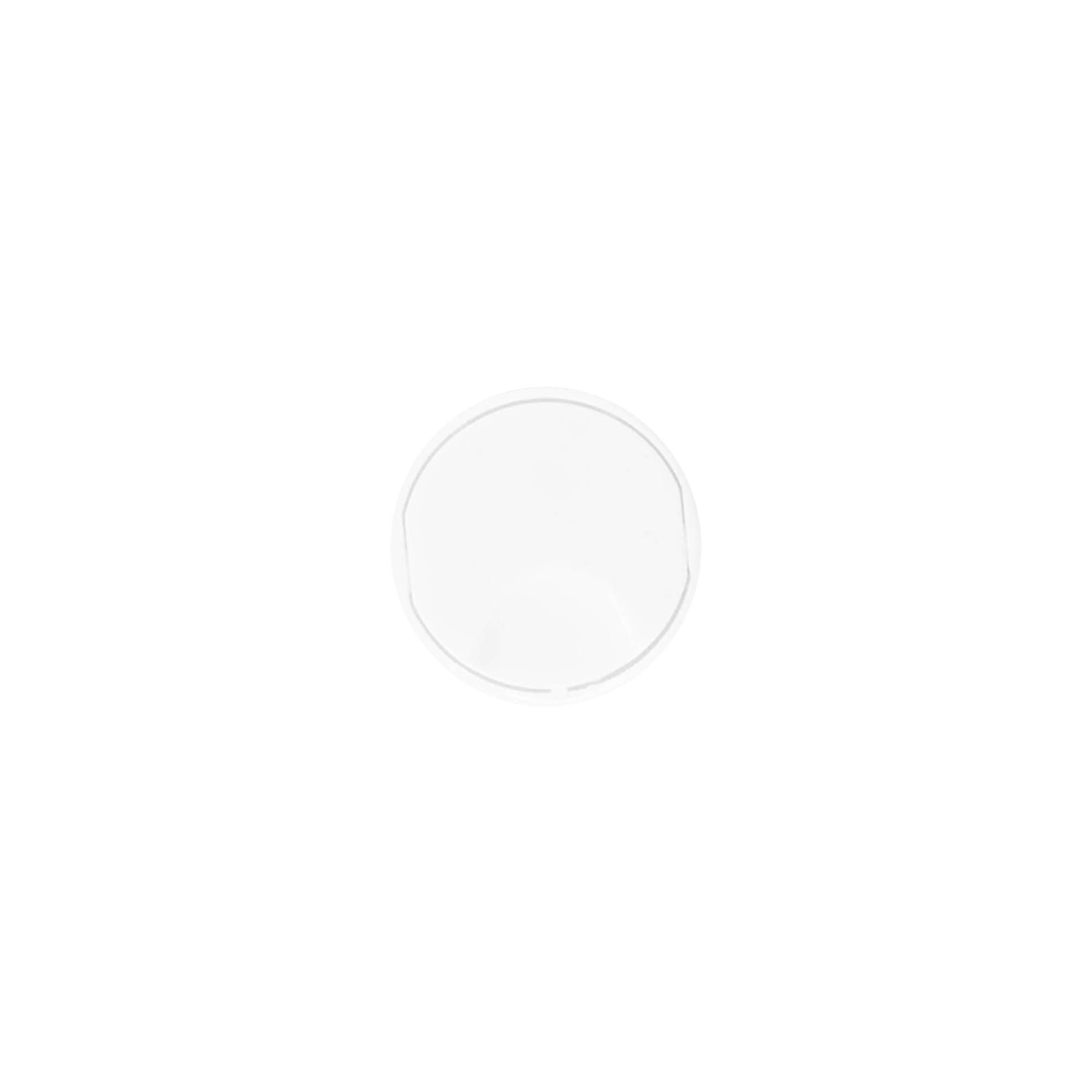Skruelåg Disc Top, PP-plast, hvid, til åbning: 20/410