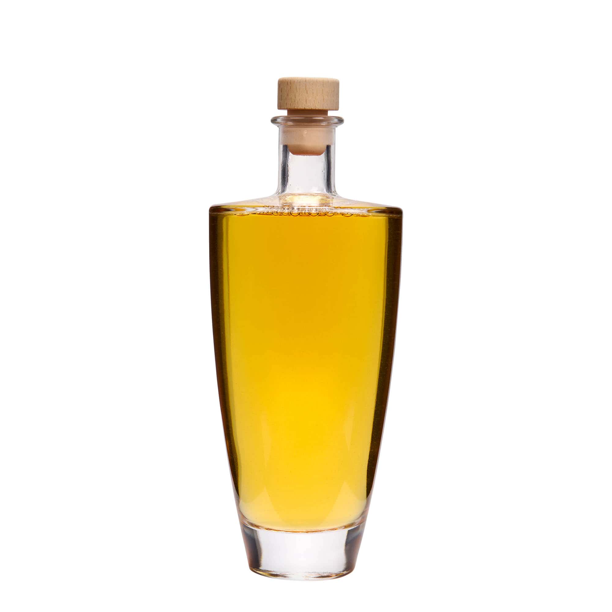 500 ml glasflaske 'Vanessa', oval, åbning: kork