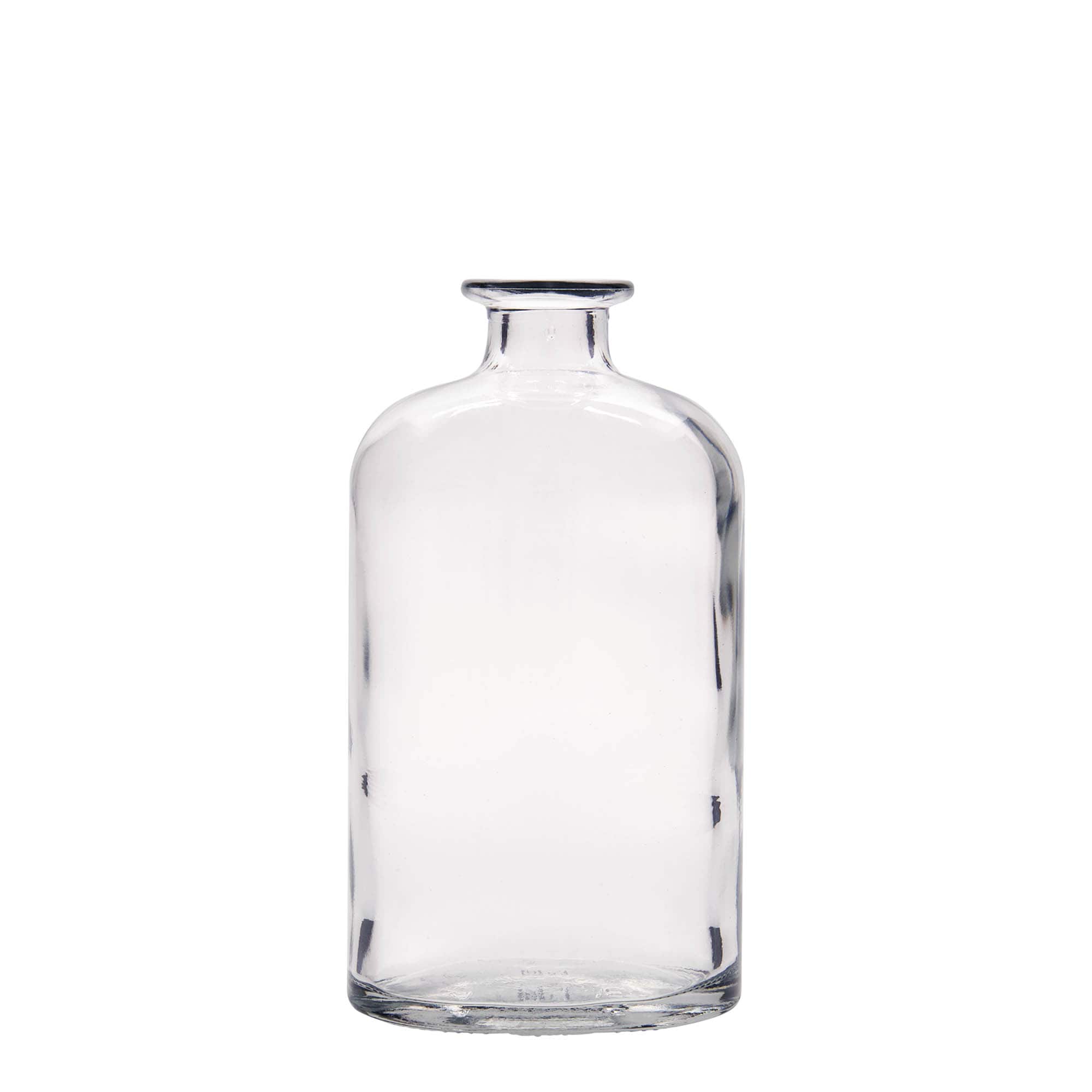 500 ml glasflaske 'Dundee', oval, åbning: kork