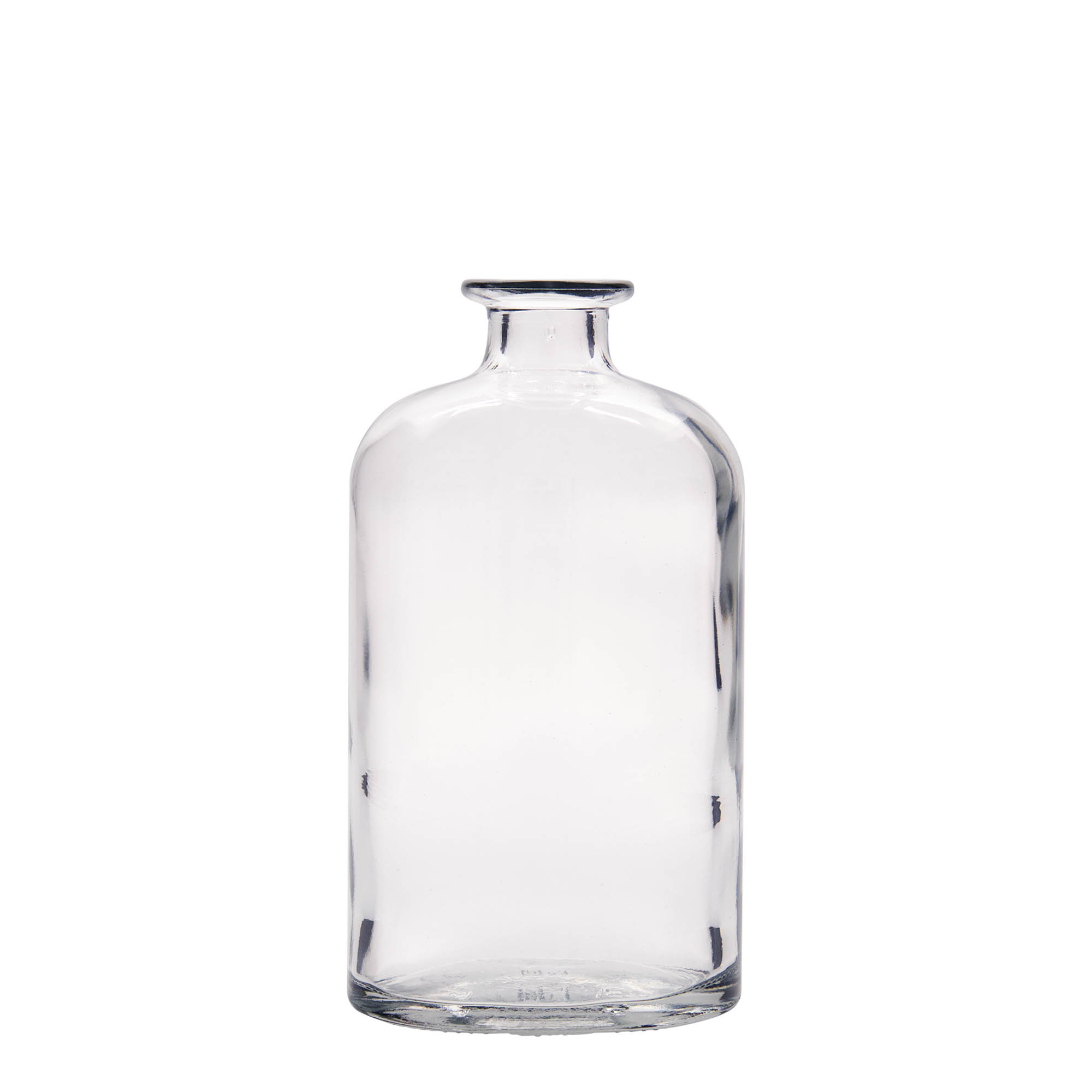 500 ml glasflaske 'Dundee', oval, åbning: kork