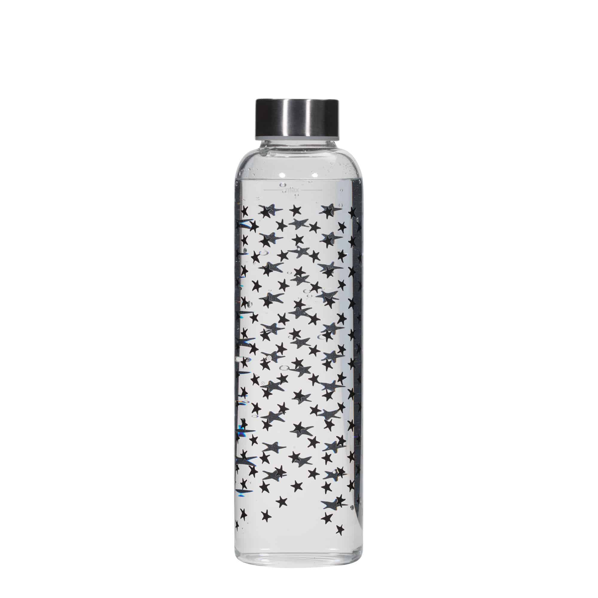 500 ml drikkedunk 'Perseus - Sorte Stjerner', åbning: skruelåg