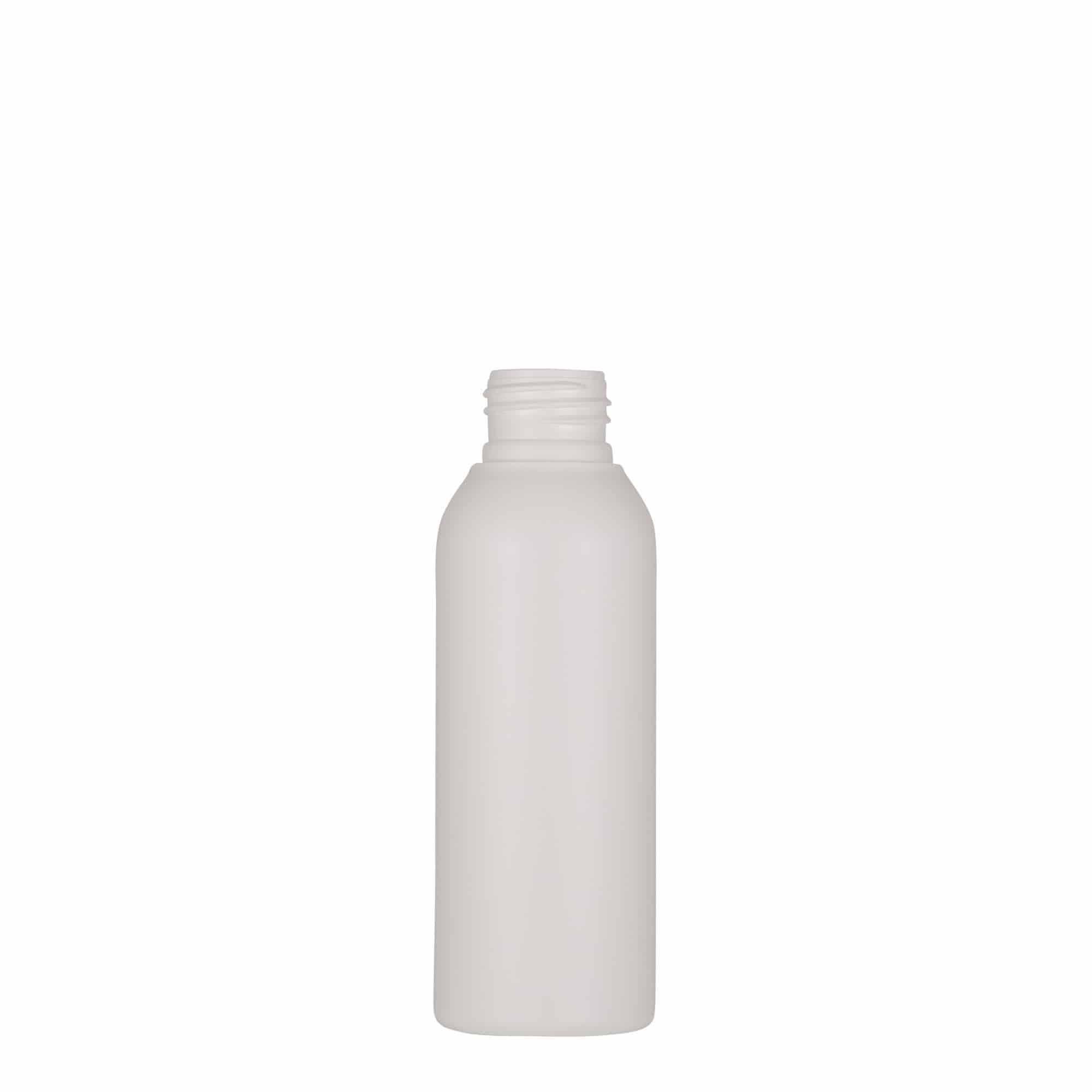 100 ml plastflaske 'Tuffy', HDPE, hvid, åbning: 24/410