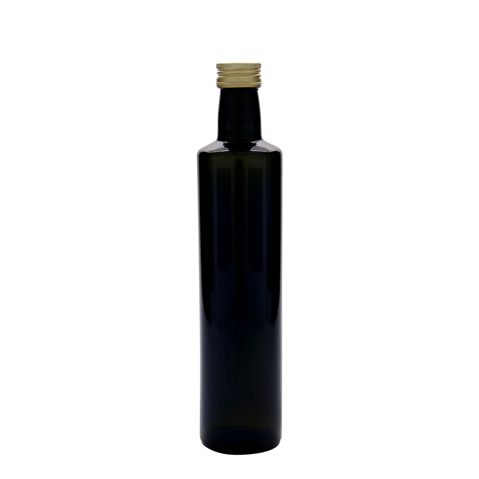 500 ml glasflaske »Dorica«, antikgrøn, åbning: PP 31,5