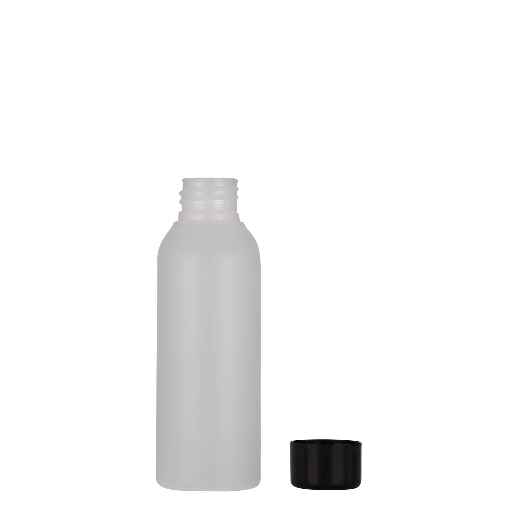 100 ml plastikflaske 'Tuffy', HDPE, natur, tud: 24/410