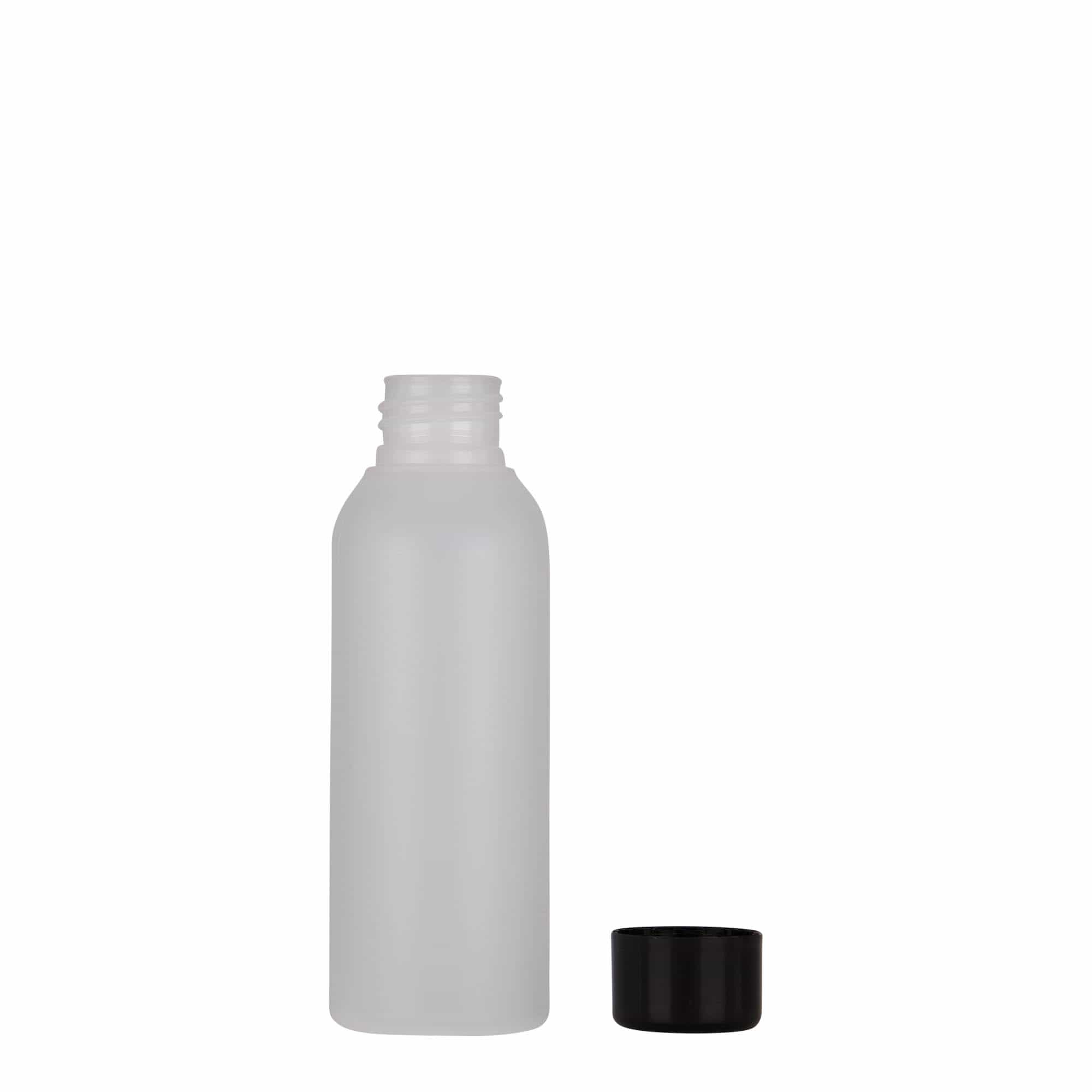 100 ml plastikflaske 'Tuffy', HDPE, natur, tud: 24/410