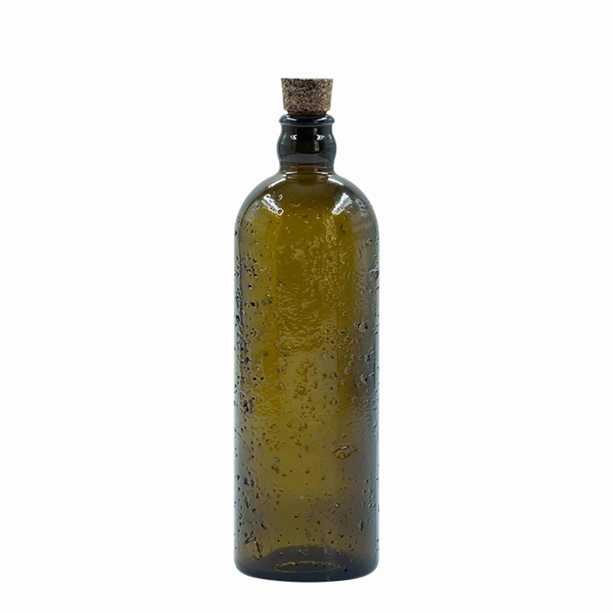 500 ml Wildly Crafted glasflaske 'Bobber Jr', brun, åbning: kork