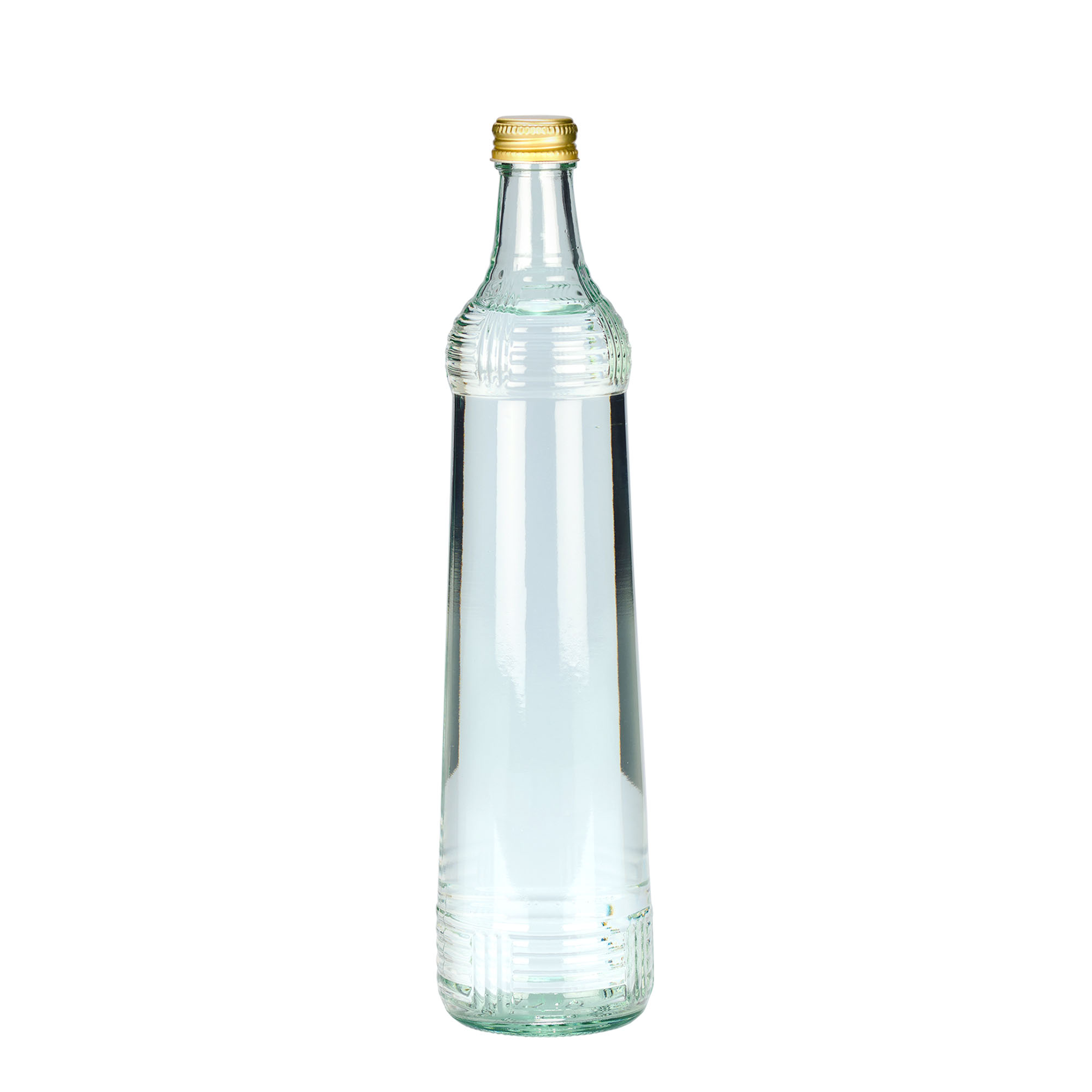 700 ml glasflaske vodka Zwiebelturm, munding: PP 28