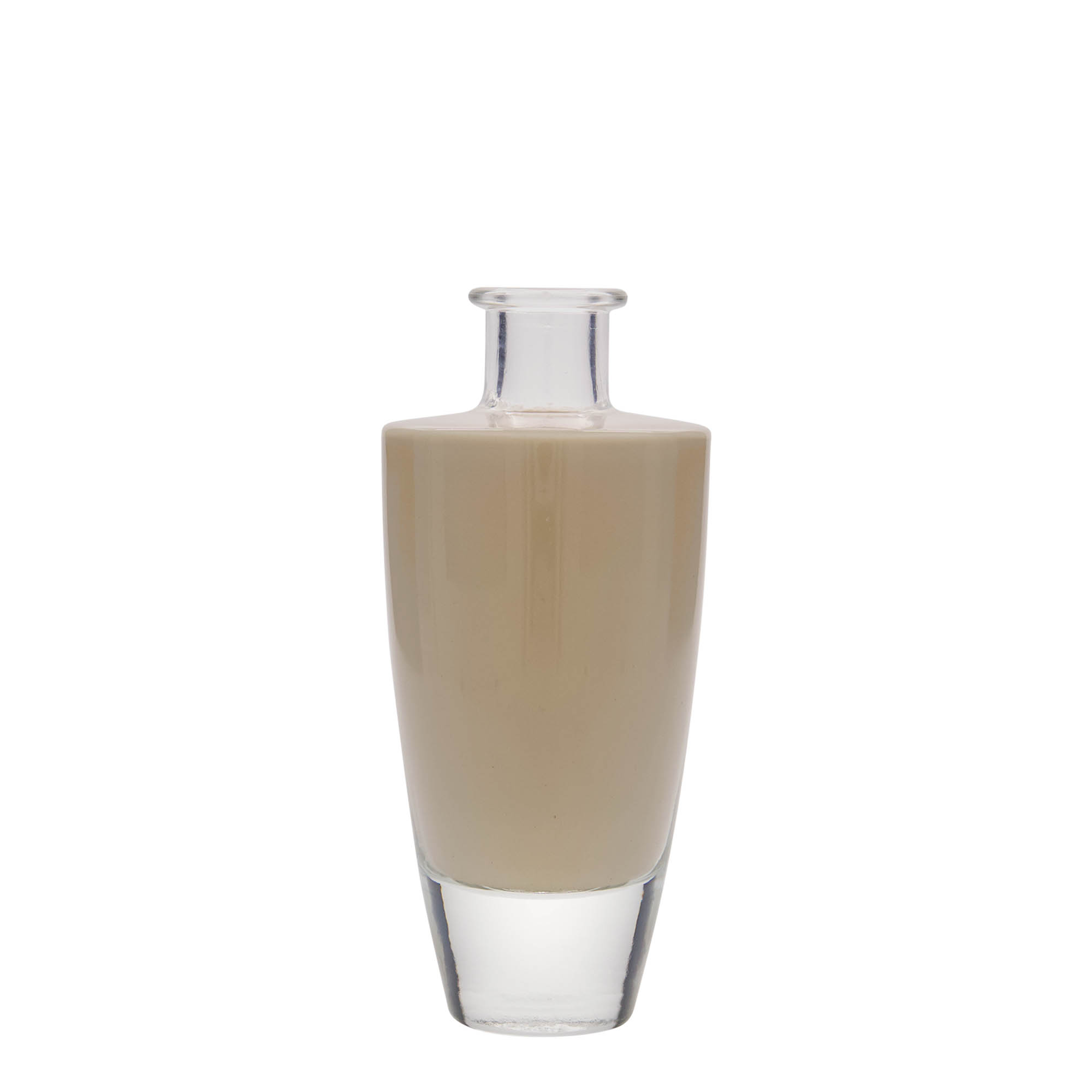 200 ml glasflaske 'Vanessa', oval, åbning: kork