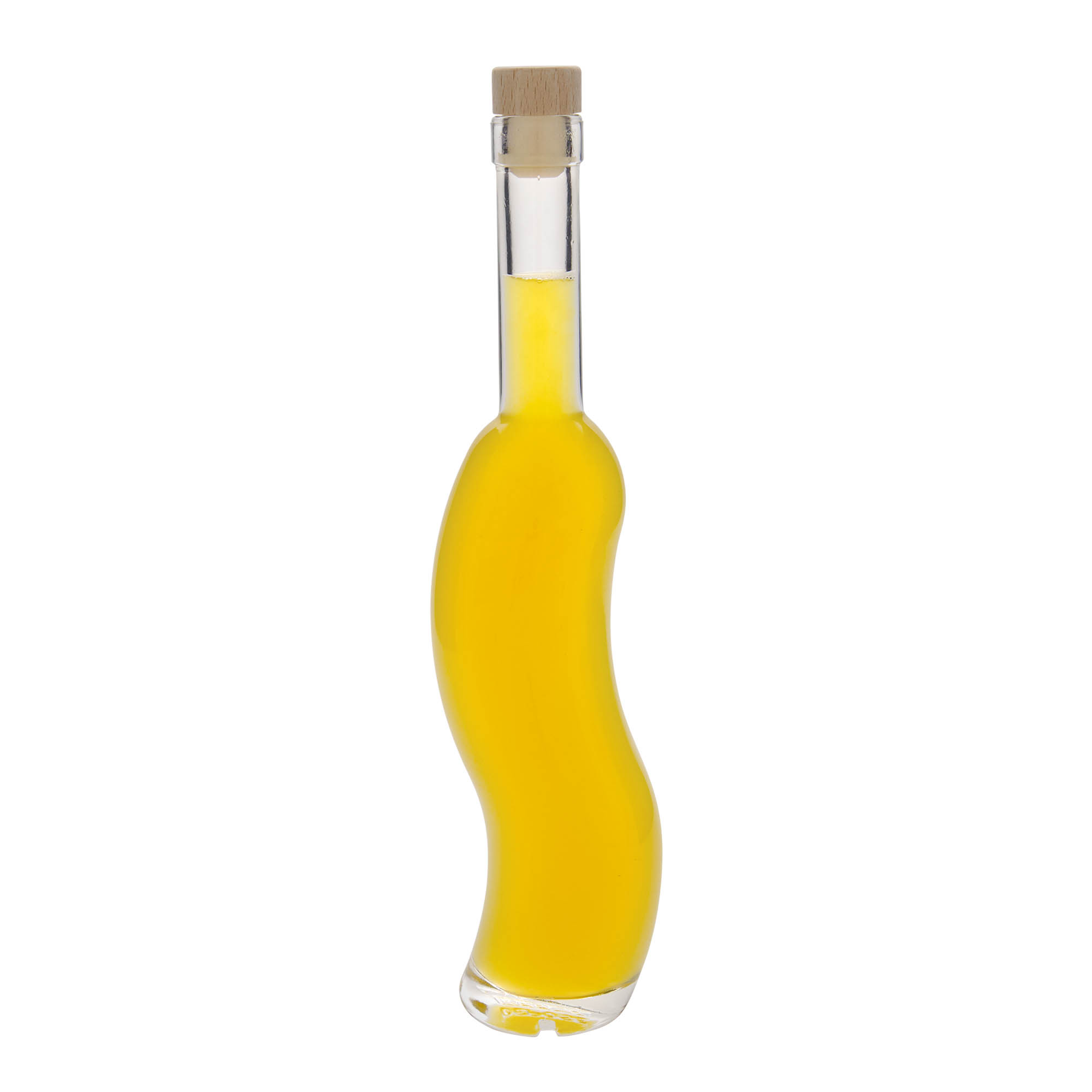 350 ml glasflaske 'La-Ola', halvrund, åbning: kork