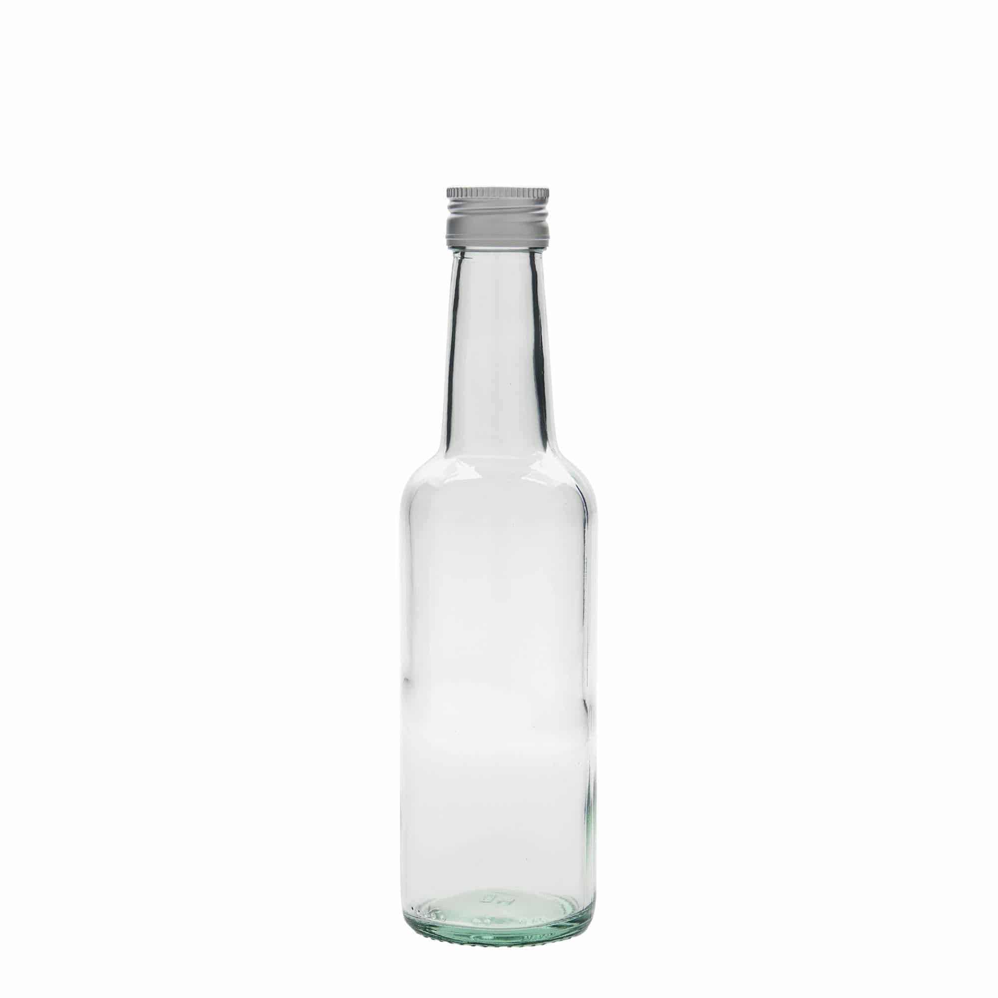 250 ml glasflaske med lige hals, åbning: PP 28