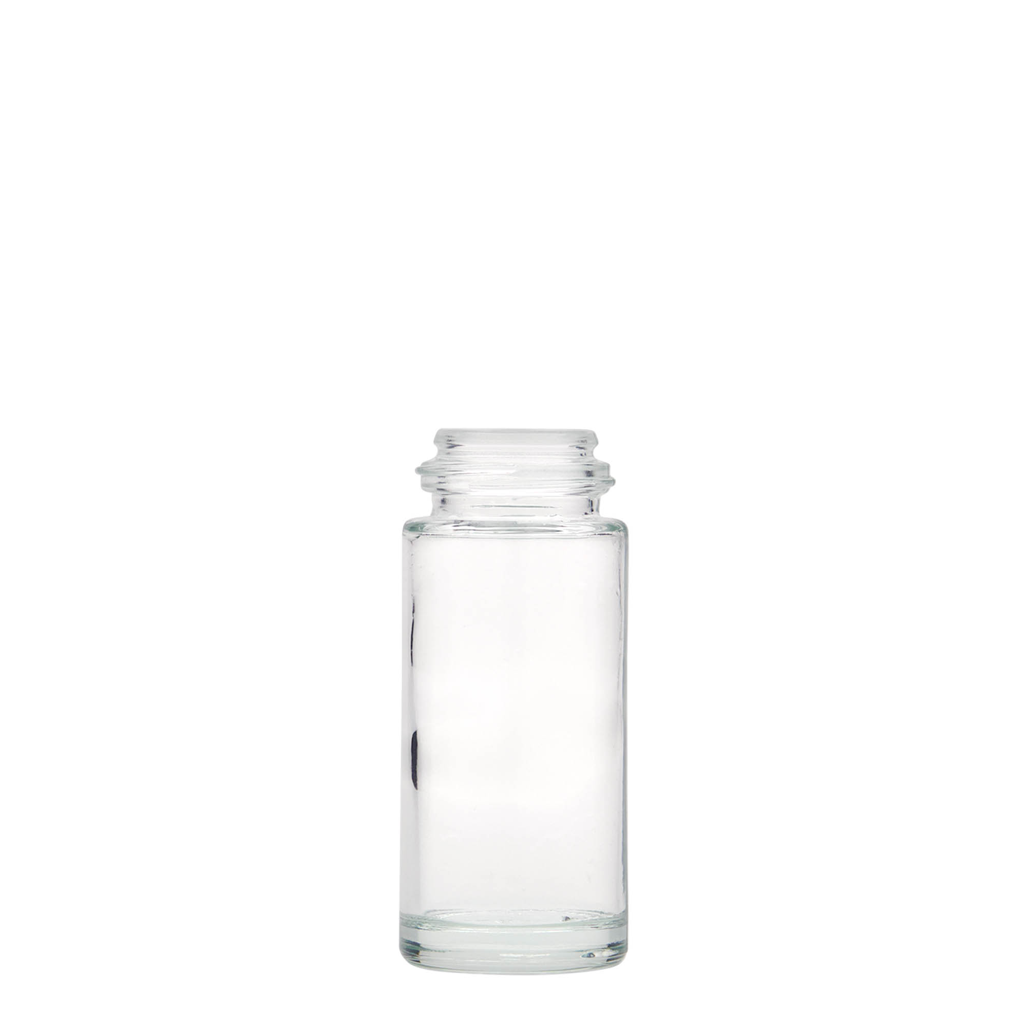 50 ml roll-on-flaske, glas, åbning: skruelåg