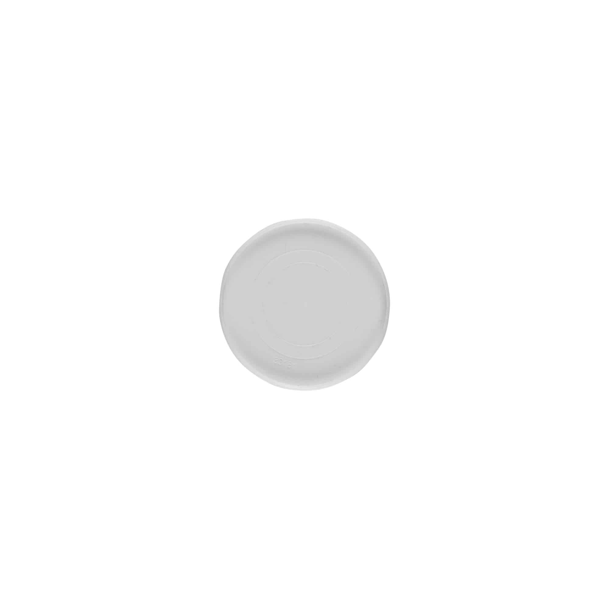 Dæksel til 50 ml 'Bianca', PP-plast, hvid