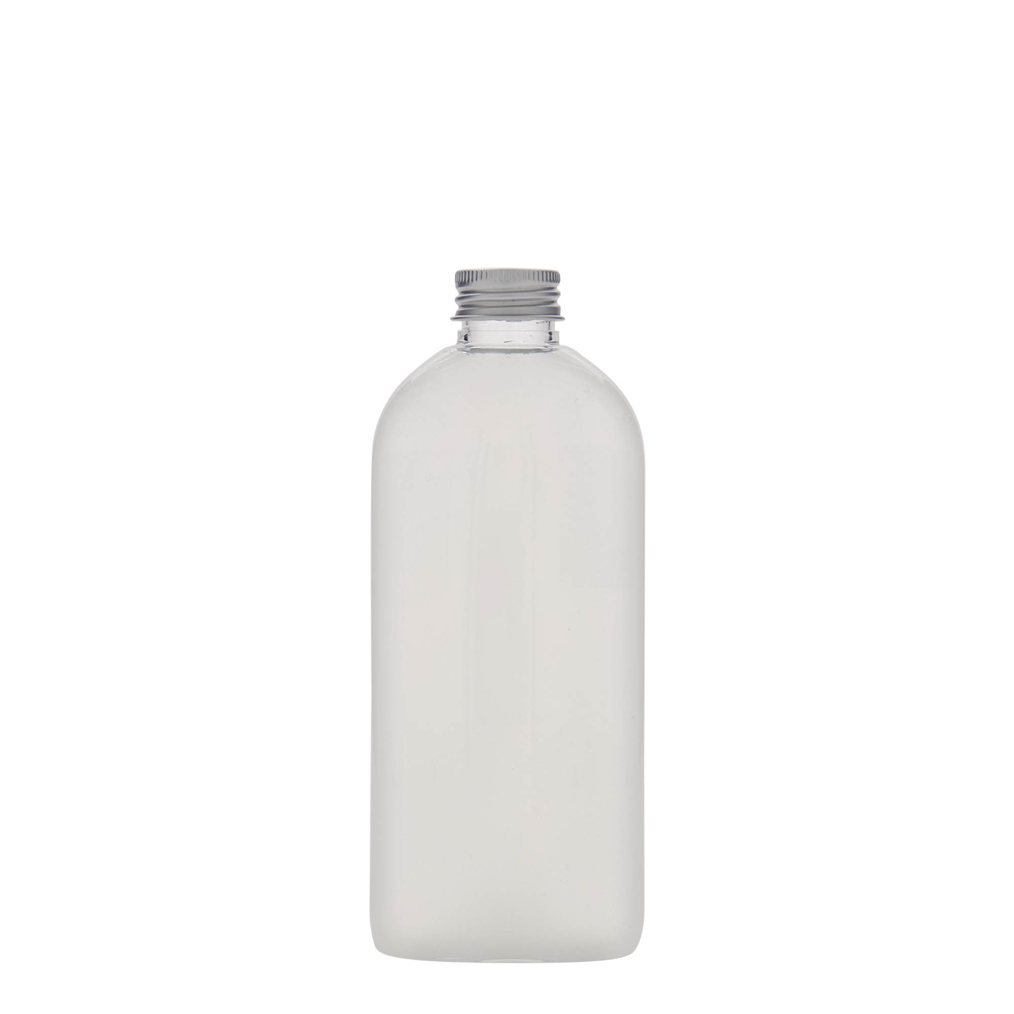 250 ml PET-flaske 'Iris', oval, plast, tud: 24/410