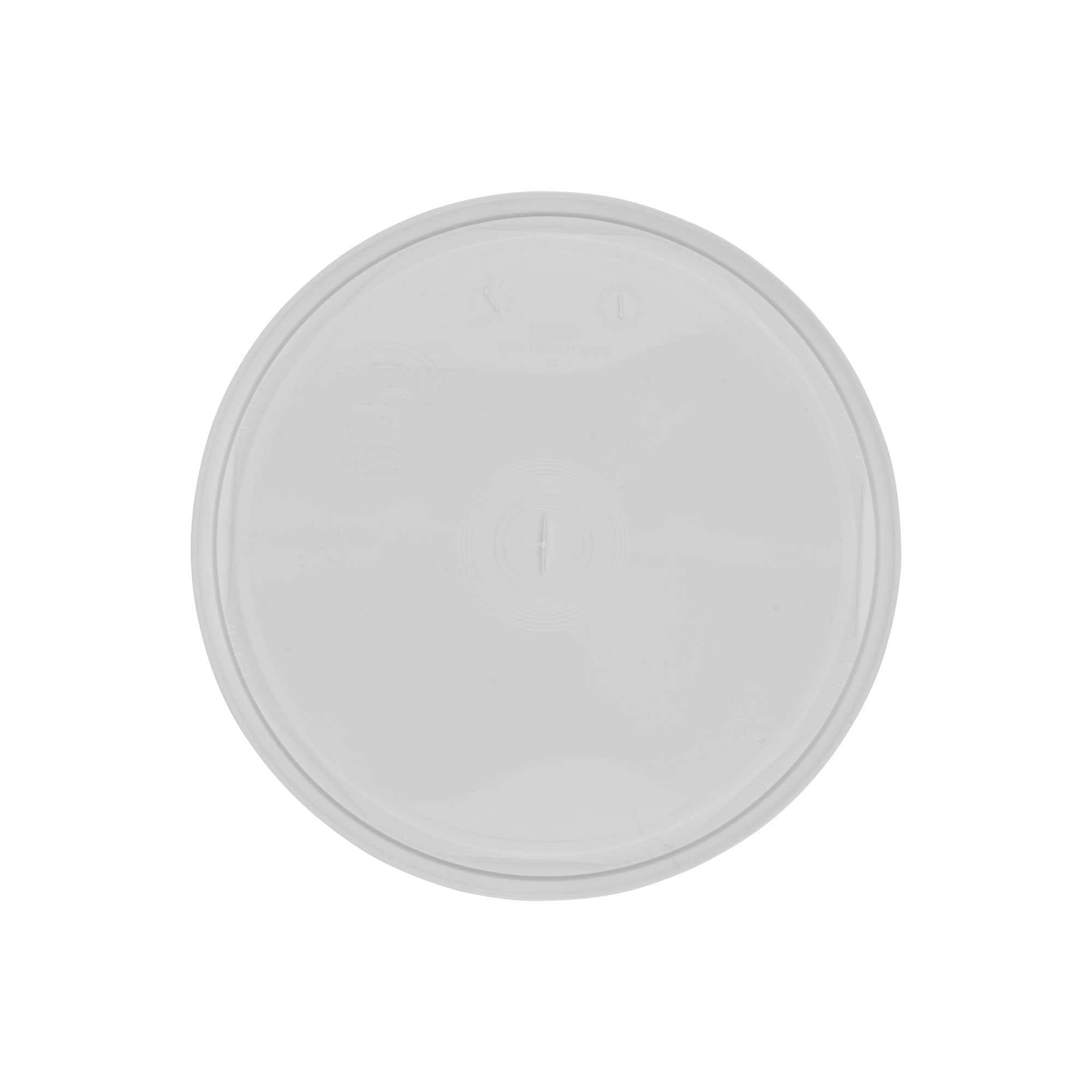 Låg til 5-6 l spande, PP-plast, hvid