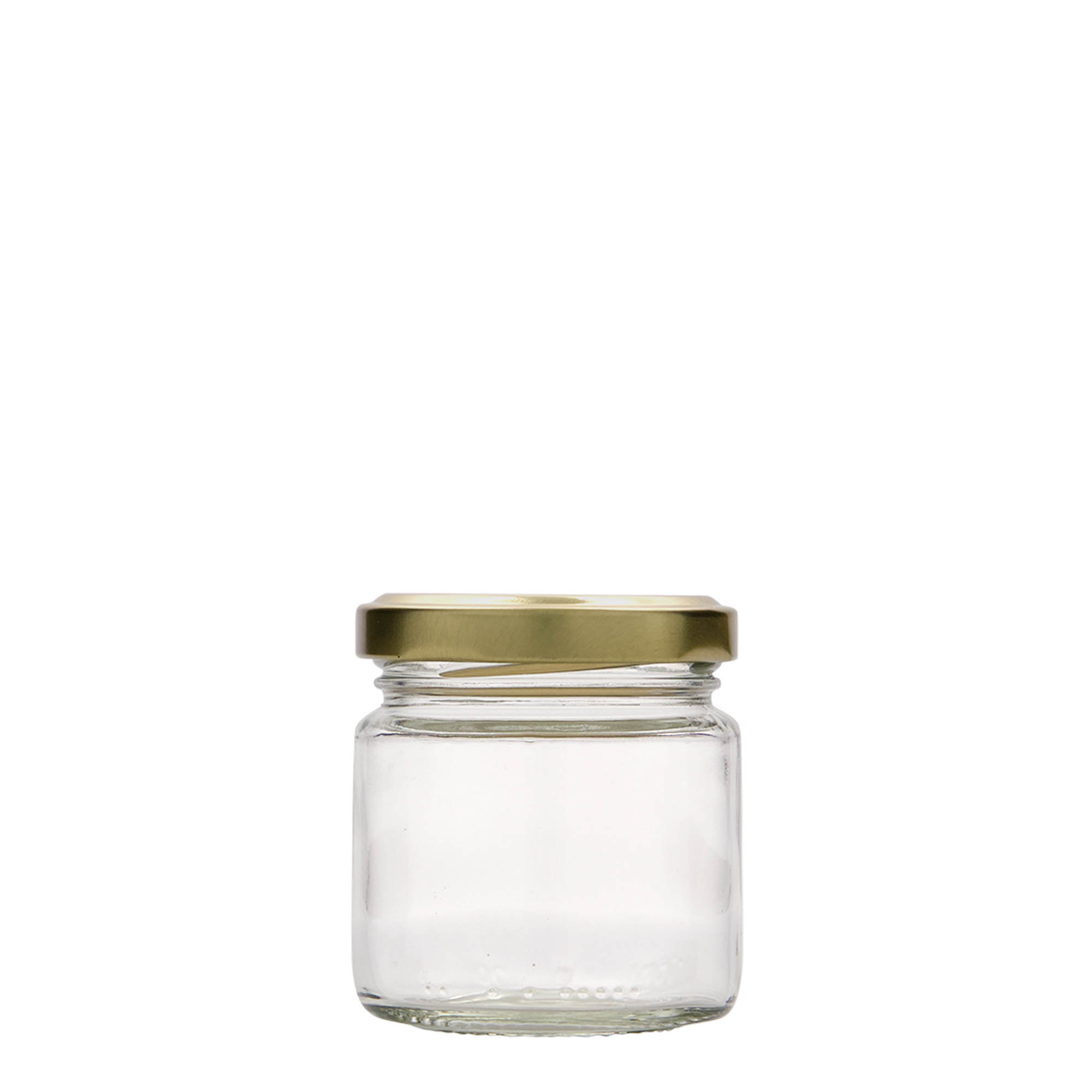 106 ml rundt glas, åbning: Twist-Off (TO 53)