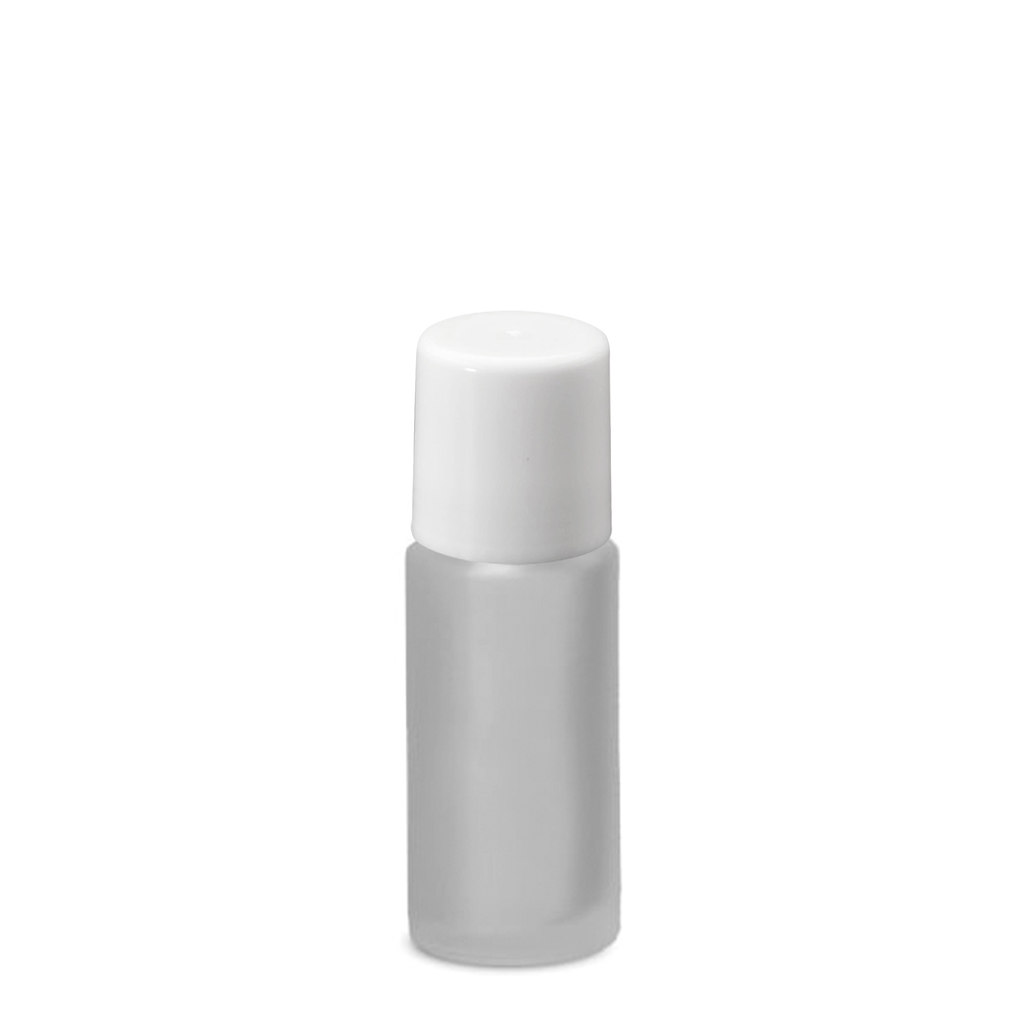 50 ml roll-on flaske, glas, givré, munding: skruelåg