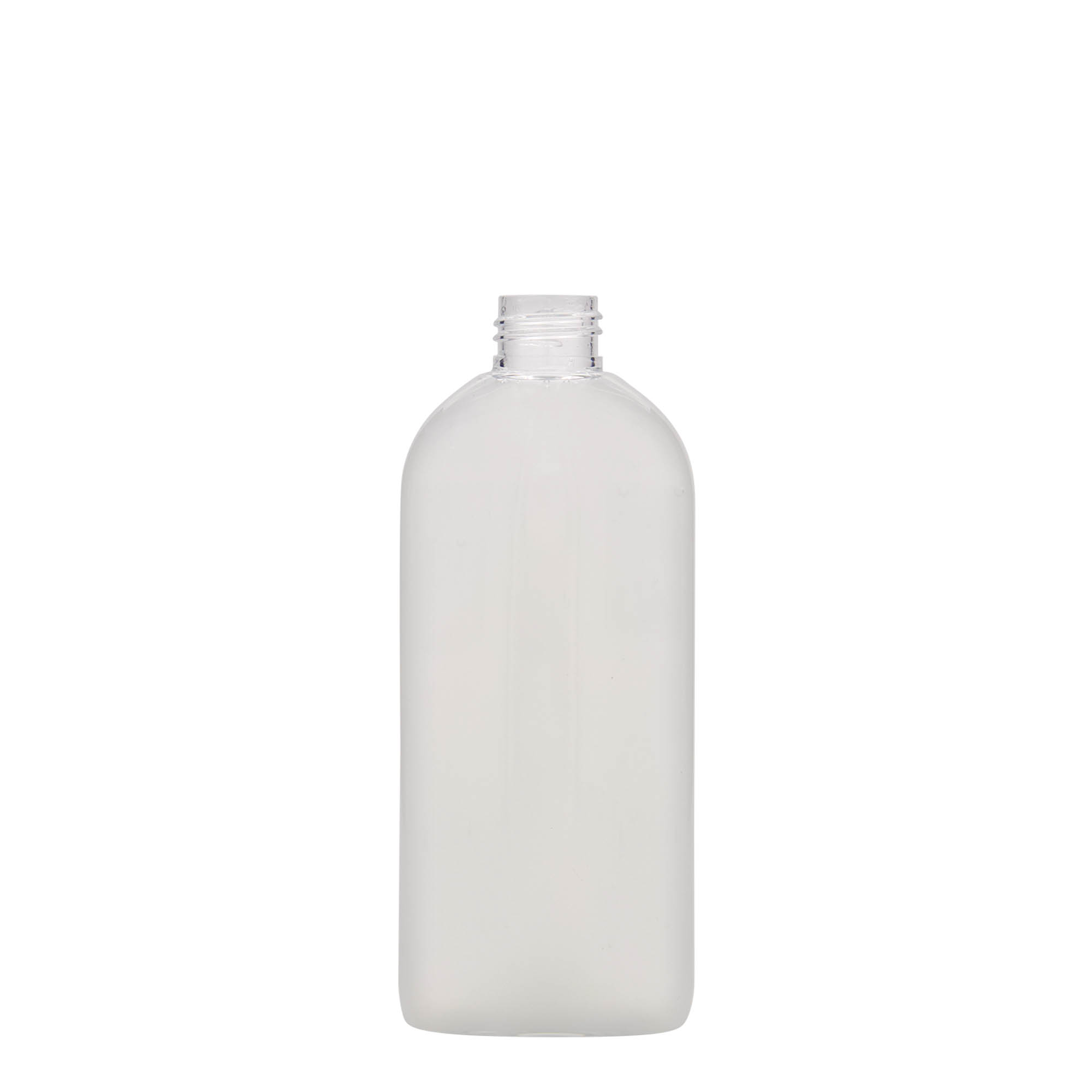 250 ml PET-flaske 'Iris', oval, plast, tud: 24/410