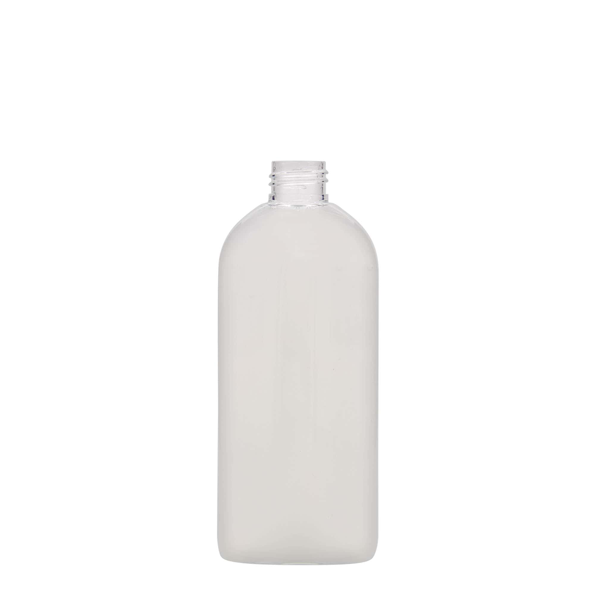 250 ml PET-flaske 'Iris', oval, plast, tud: 24/410