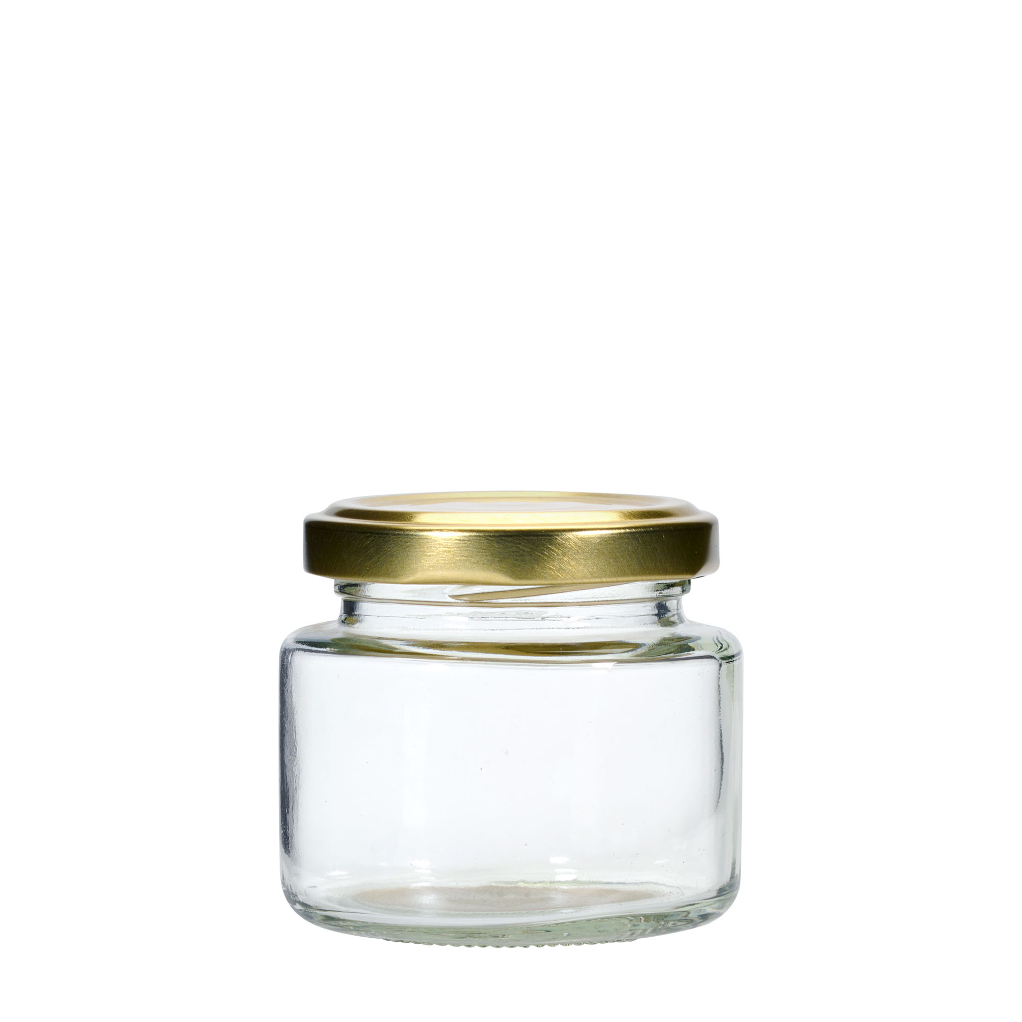 110 ml rundt glas, åbning: Twist-Off (TO 53)