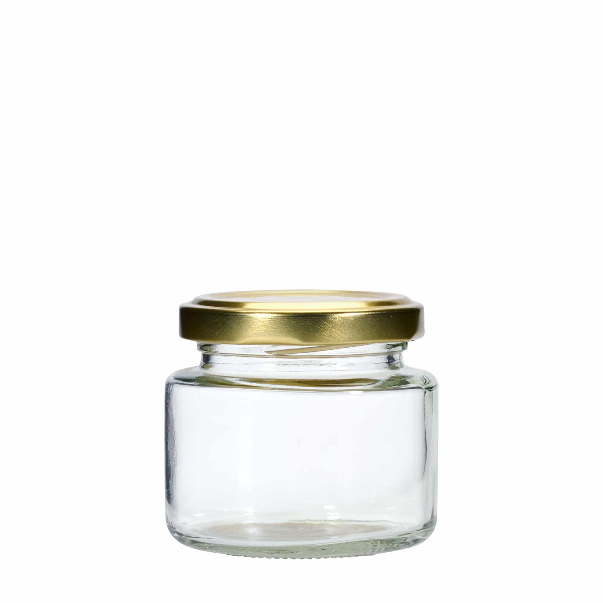 110 ml rundt glas, åbning: Twist-Off (TO 53)