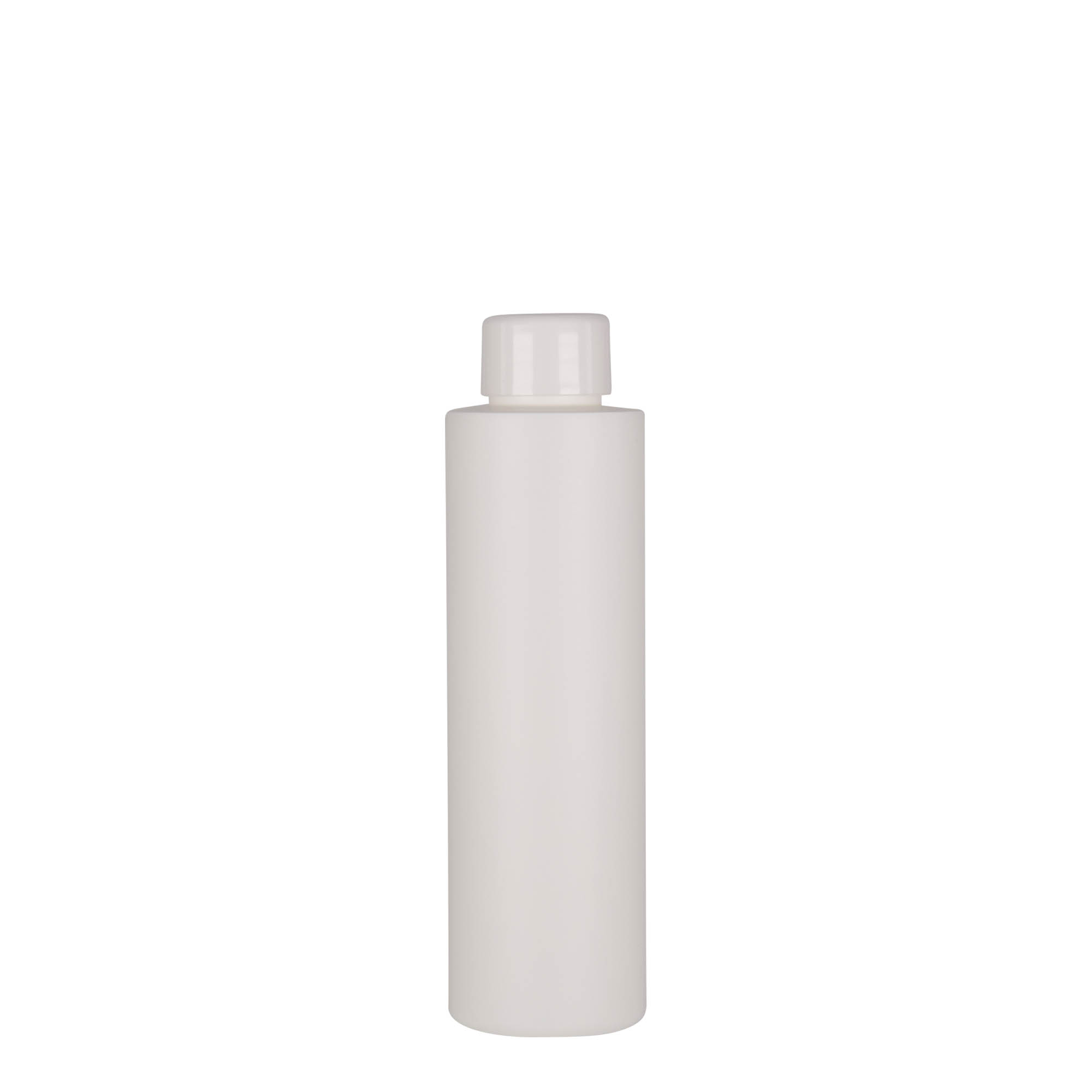 150 ml plastflaske 'Pipe', HDPE, hvid, åbning: GPI 24/410