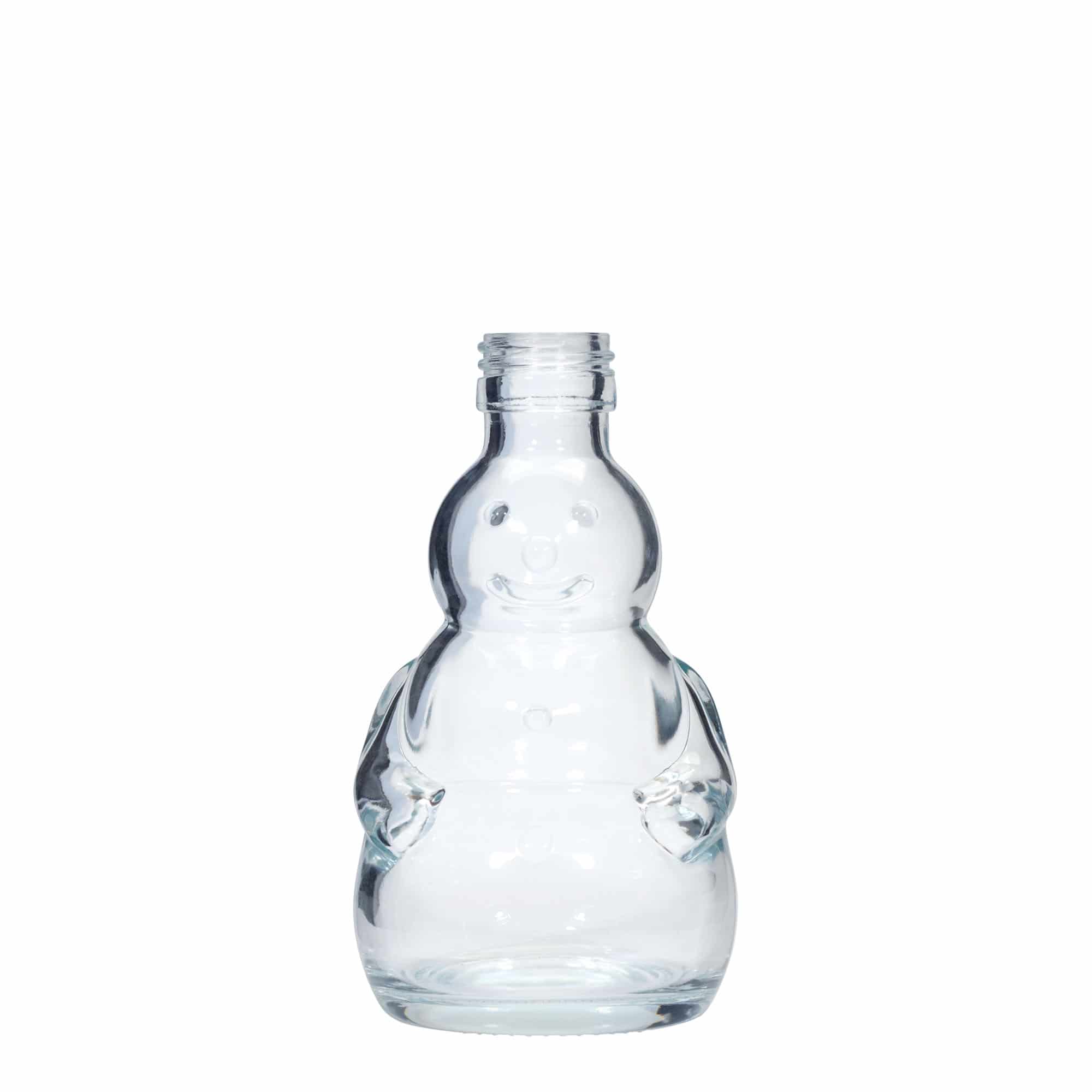 200 ml glasflaske 'Snemand', åbning: PP 28
