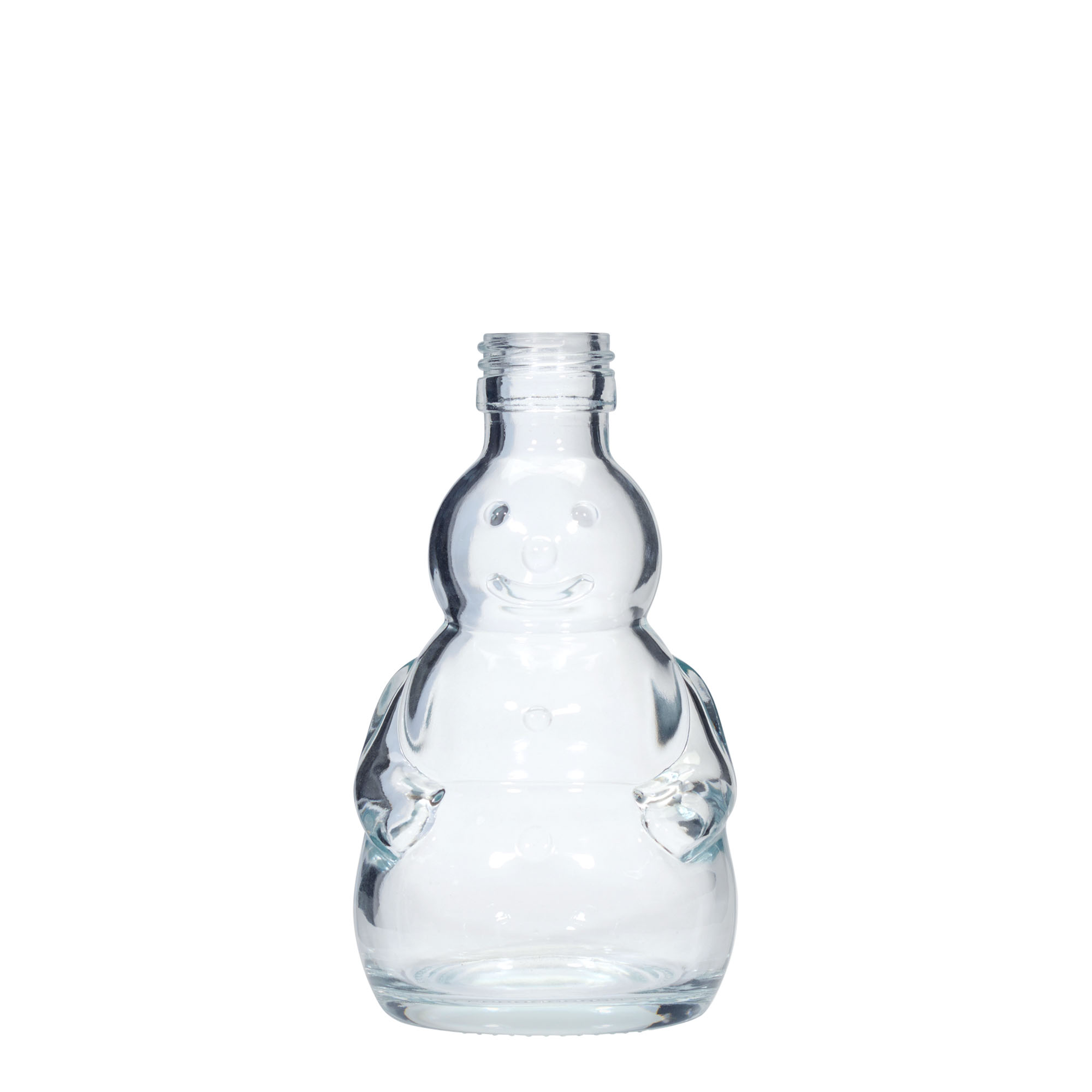 200 ml glasflaske 'Snemand', åbning: PP 28