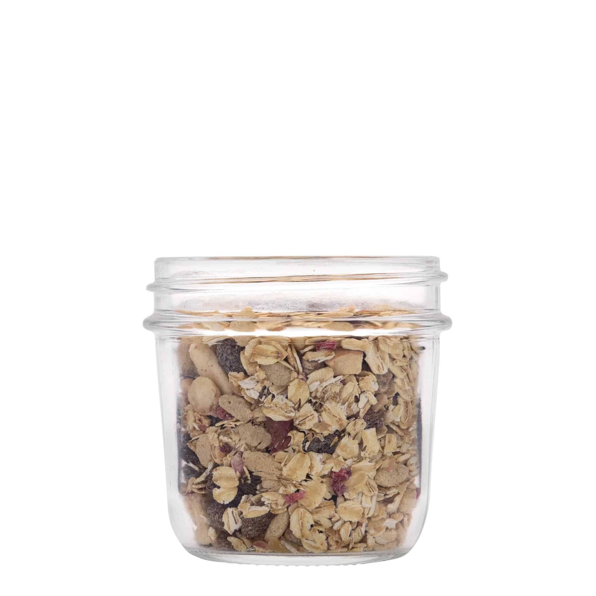 200 ml cylindrisk sylteglas 'Quattro Stagioni Terrina', åbning: Skruelåg
