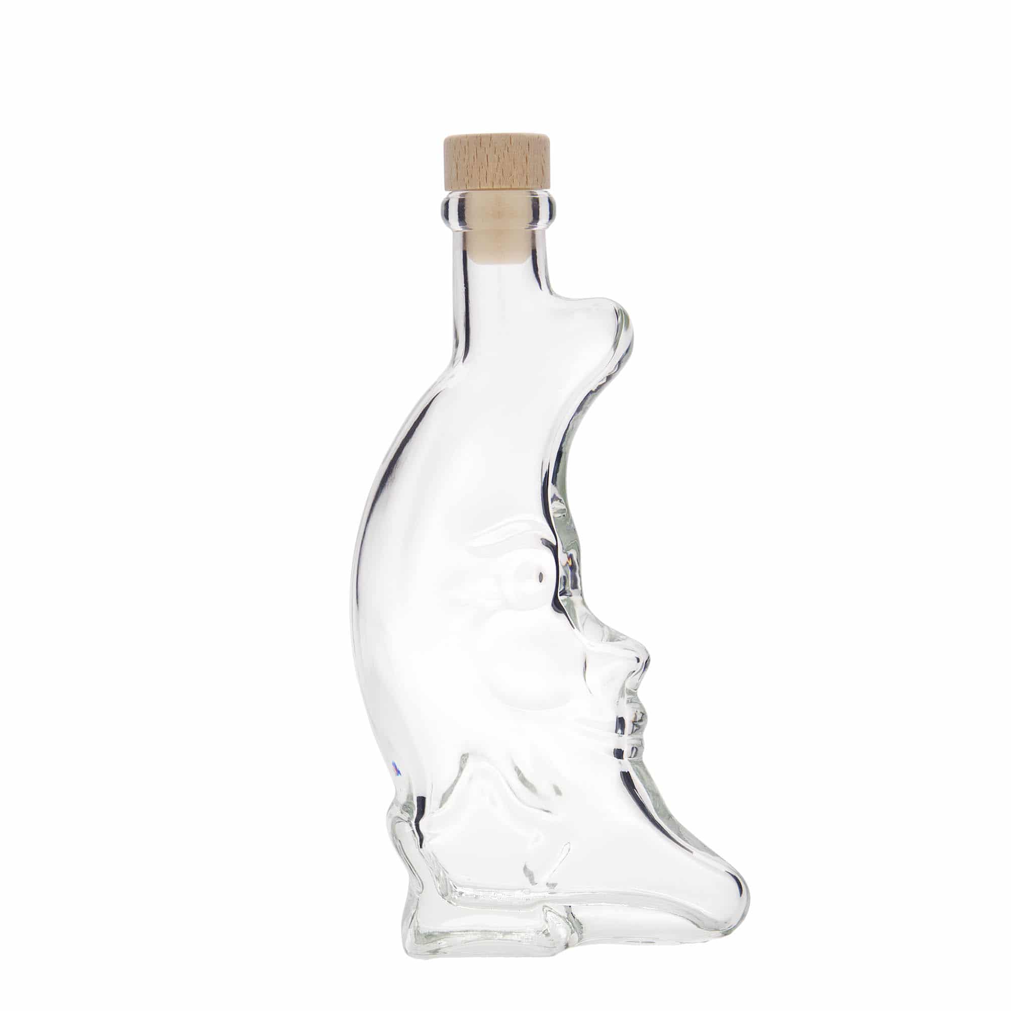 200 ml glasflaske 'Måne', åbning: Kork