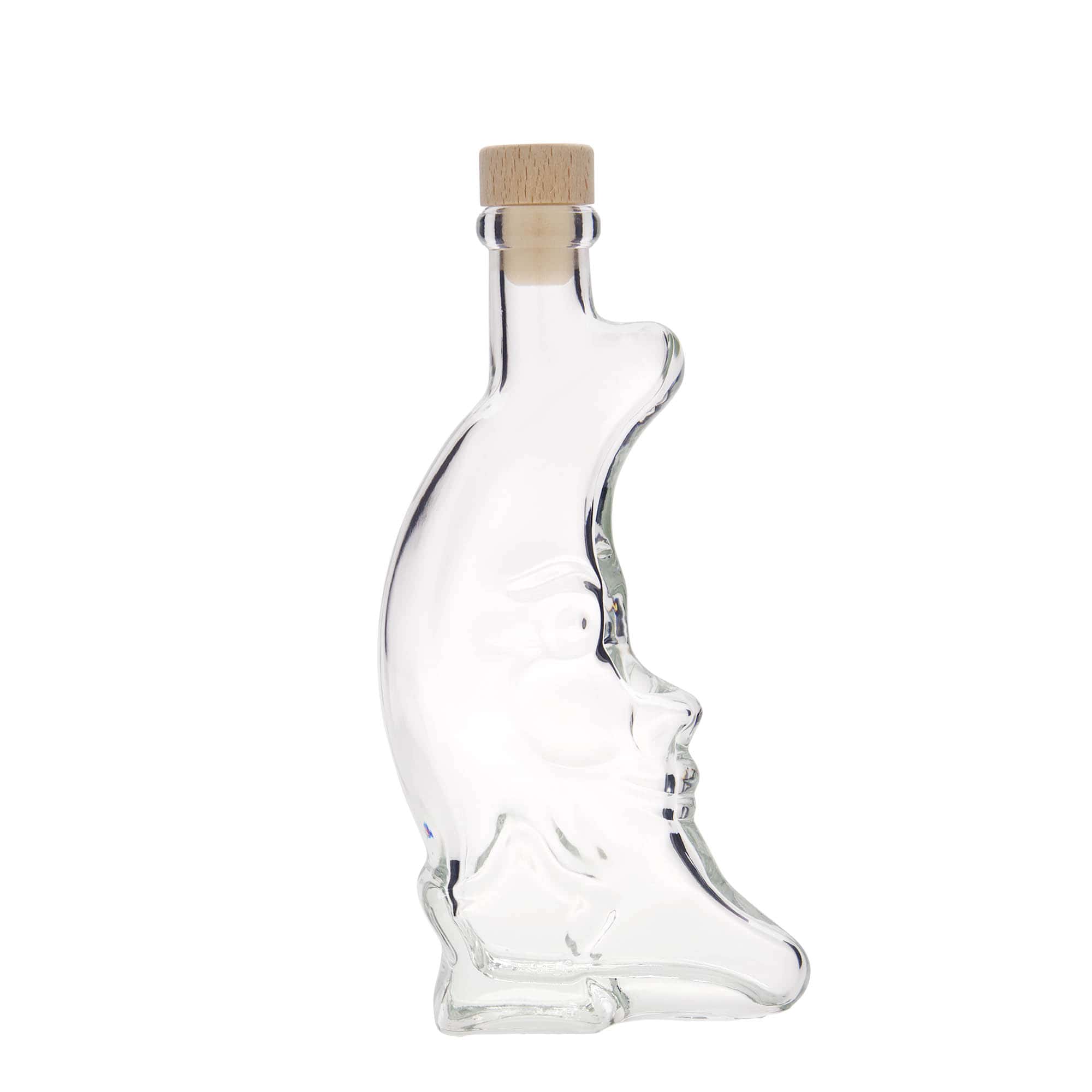 200 ml glasflaske 'Mond', åbning: kork