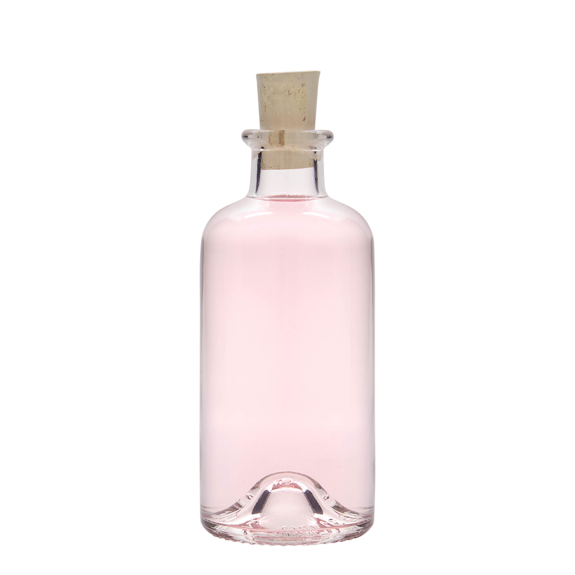 200 ml glasflaske apoteker, åbning: kork 200 ml glasflaske apoteker, åbning: kork