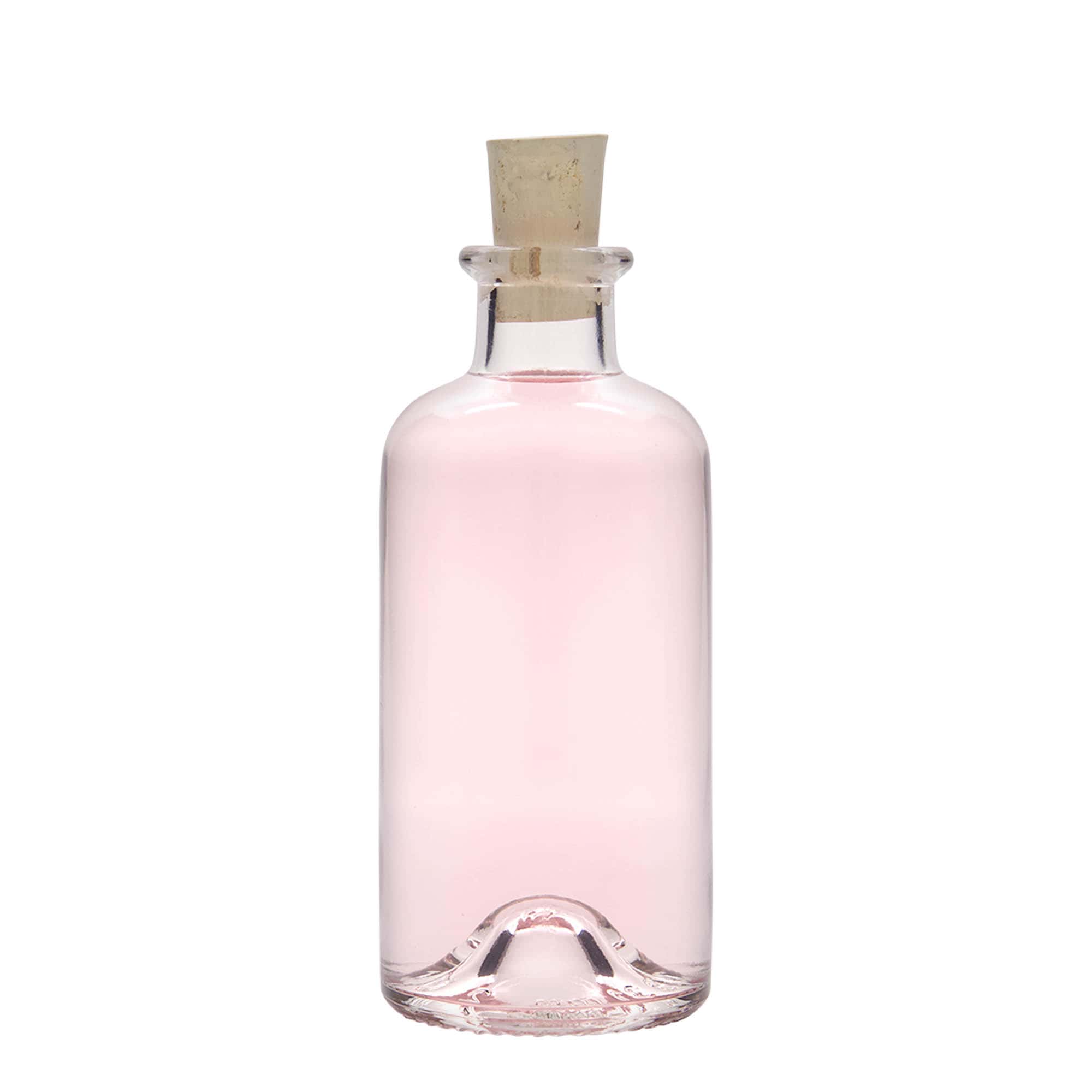 200 ml glasflaske apoteker, åbning: kork