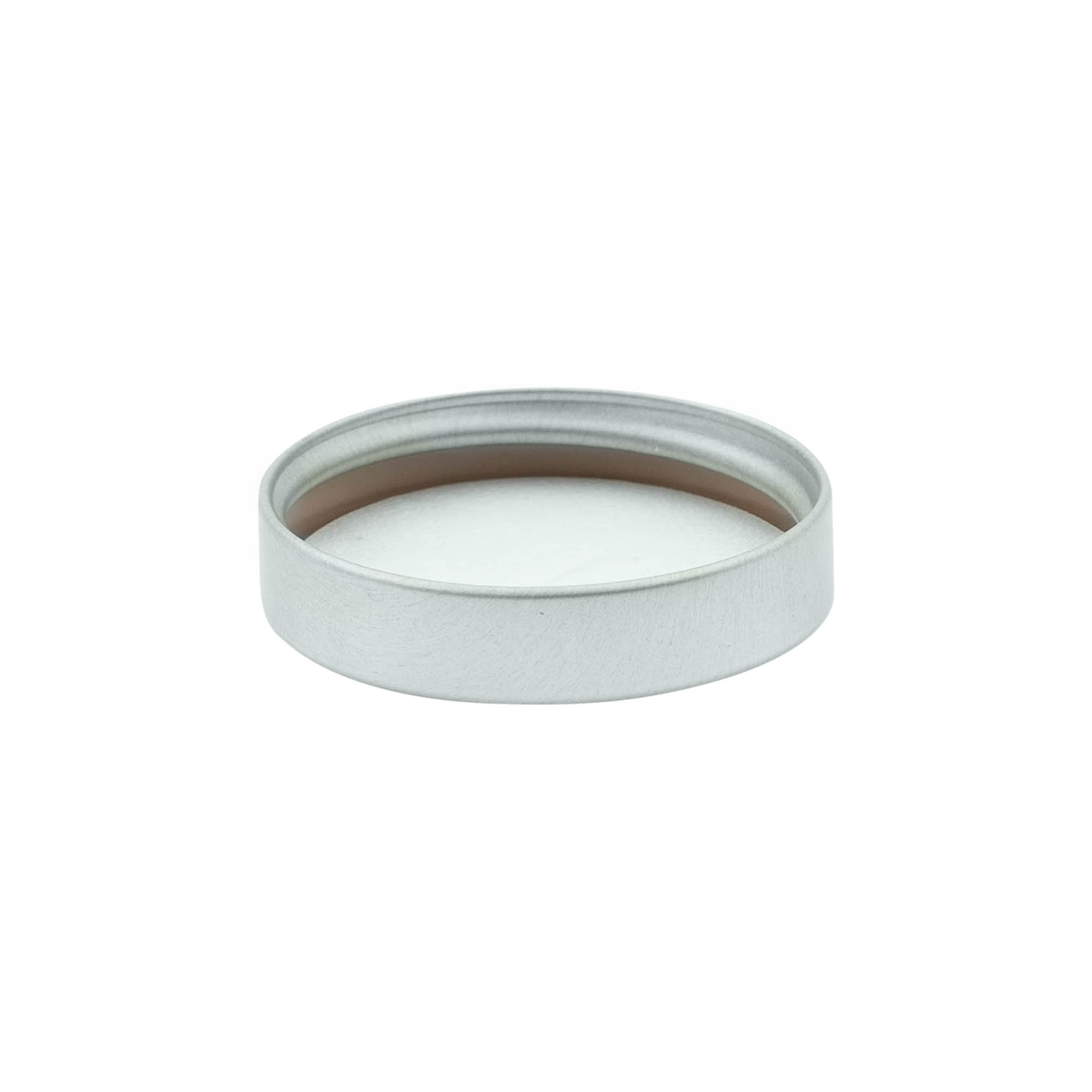 Skruelåg, metal, sølv, til åbning: 45/400 Skruelåg, metal, sølv, til åbning: 45/400