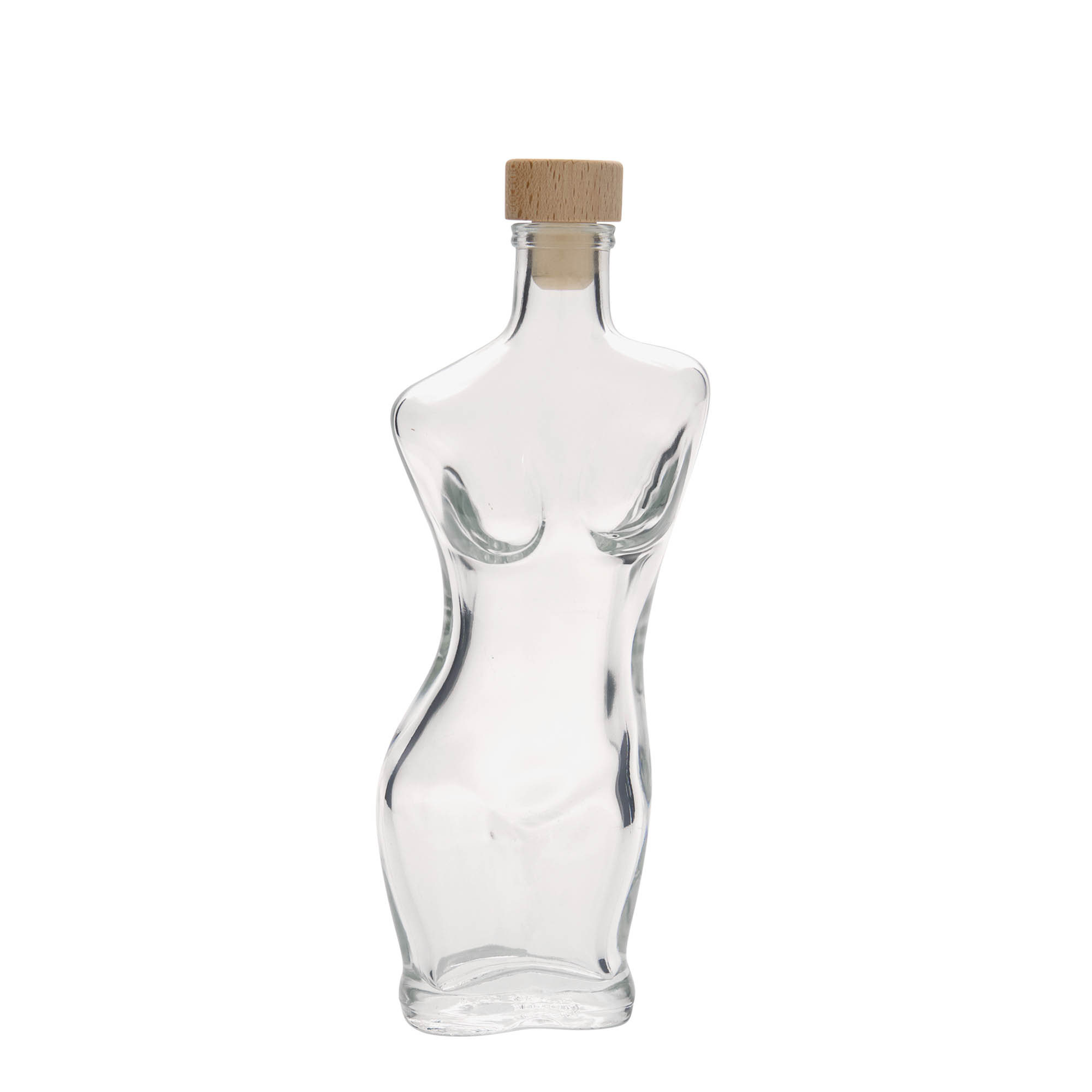 200 ml glasflaske 'Eva', åbning: kork 200 ml glasflaske 'Eva', åbning: kork