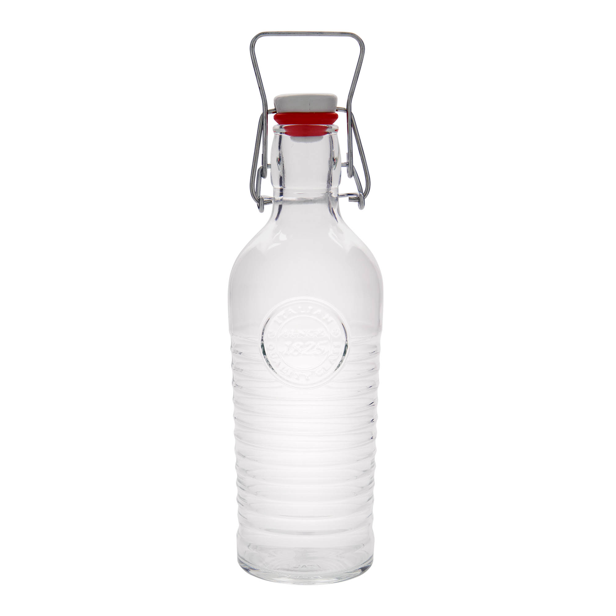 750 ml glasflaske 'Officina 1825', åbning: patentprop 750 ml glasflaske 'Officina 1825', åbning: patentprop