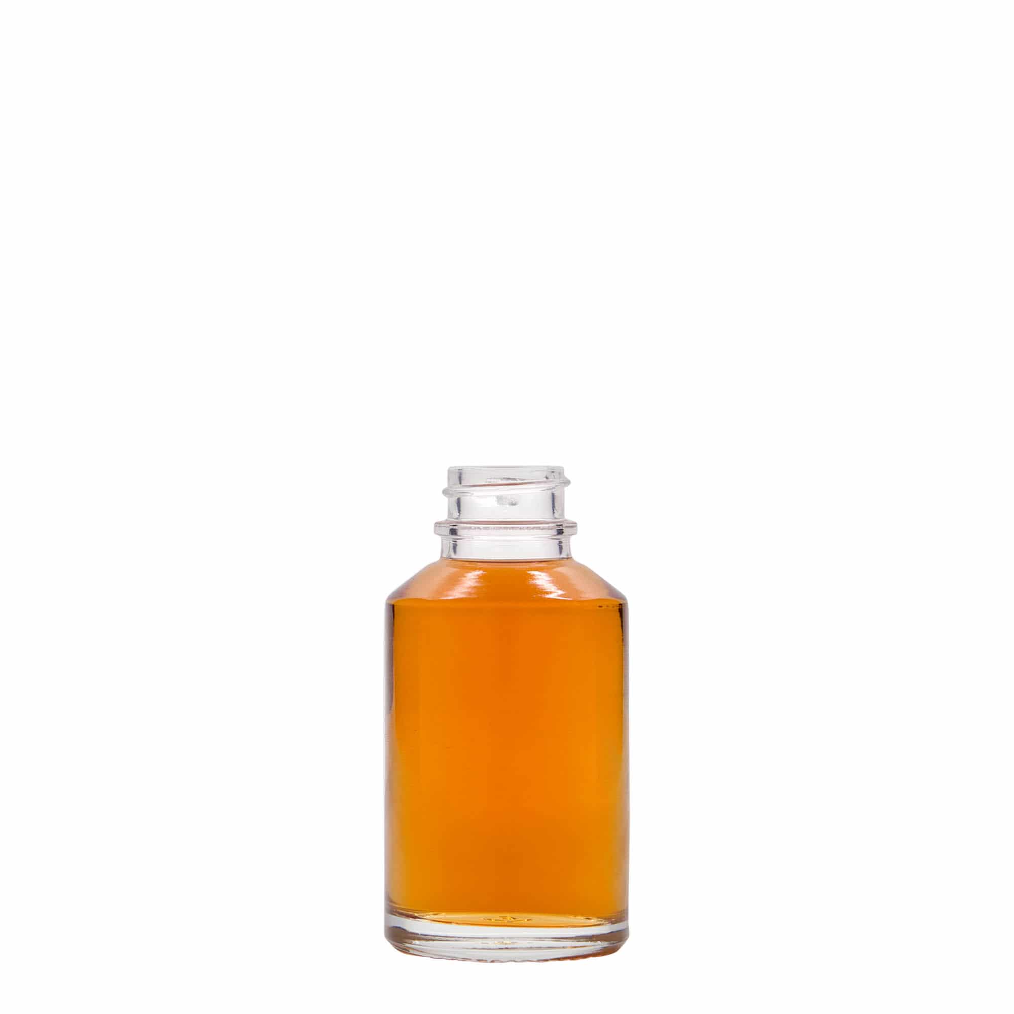 50 ml glasflaske 'Hella', åbning: GPI 22 50 ml glasflaske 'Hella', åbning: GPI 22