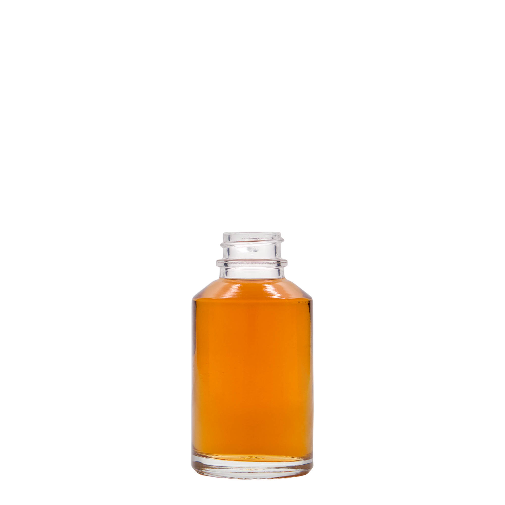 50 ml glasflaske 'Hella', åbning: GPI 22 50 ml glasflaske 'Hella', åbning: GPI 22