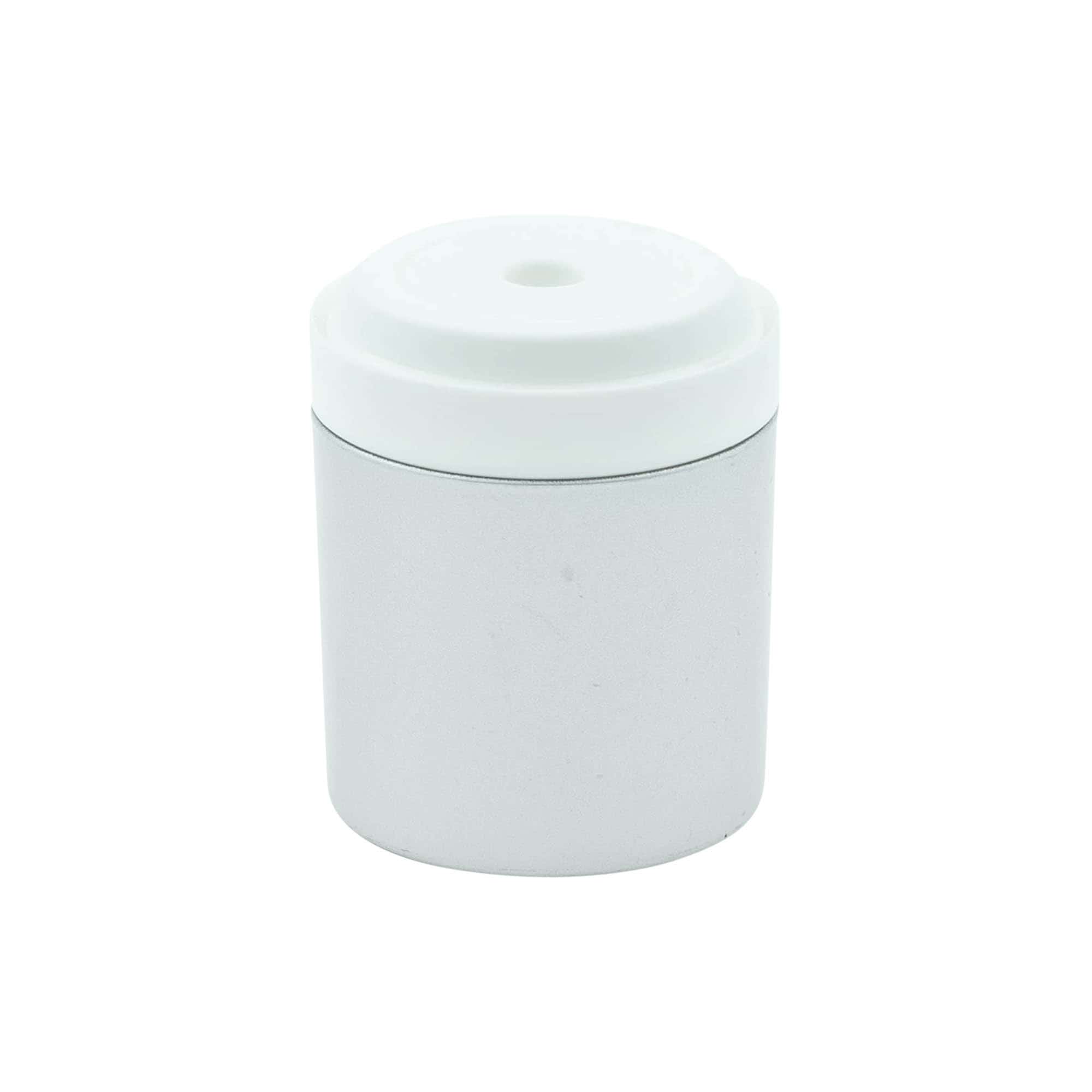 Airless Dispenser pumpehoved 'Mezzo', PP-plast, sølv