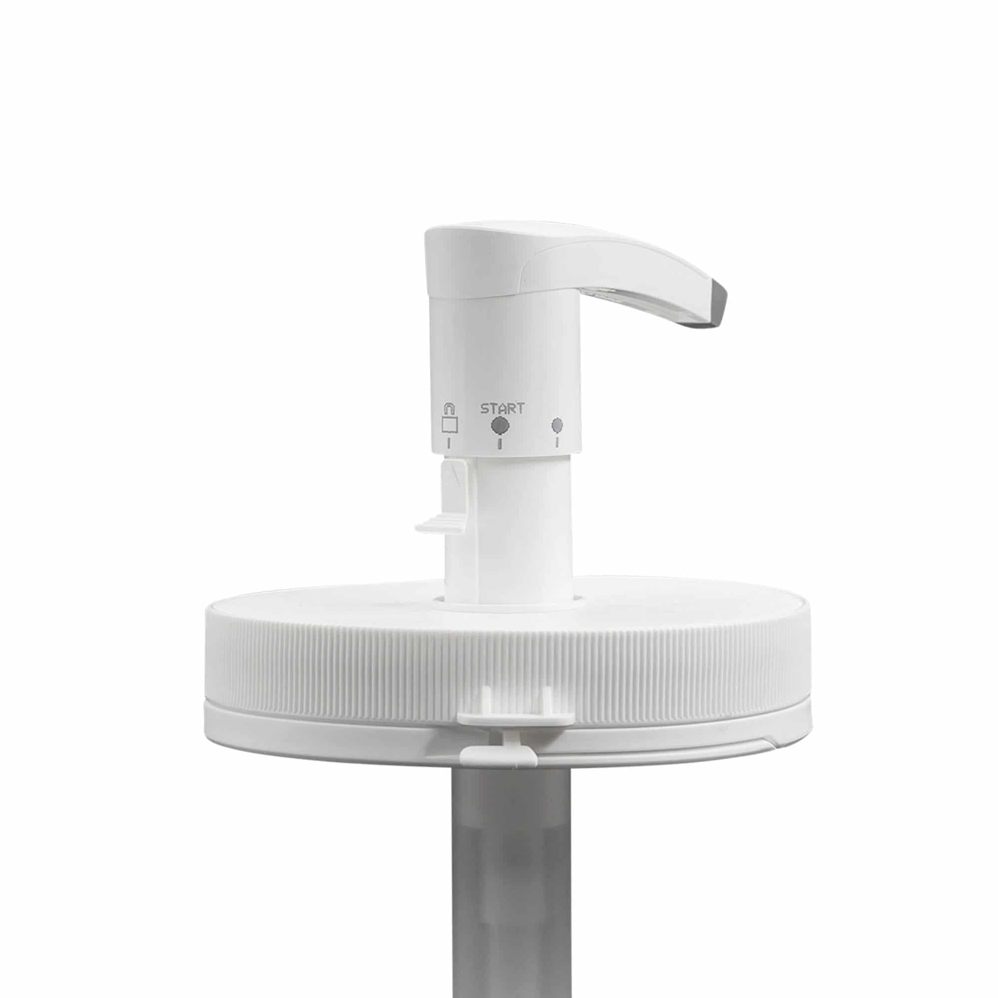 Dispenserpumpe til 1.240 ml 'Securibox', PE-plast, hvid, til åbning: Skruelåg