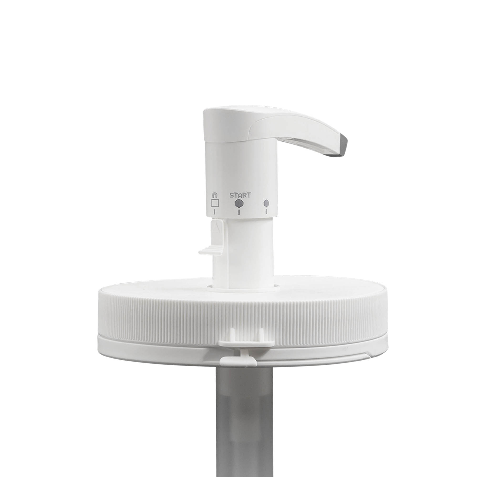 Dispenserpumpe til 1.240 ml 'Securibox', PE-plast, hvid, til åbning: skruelåg
