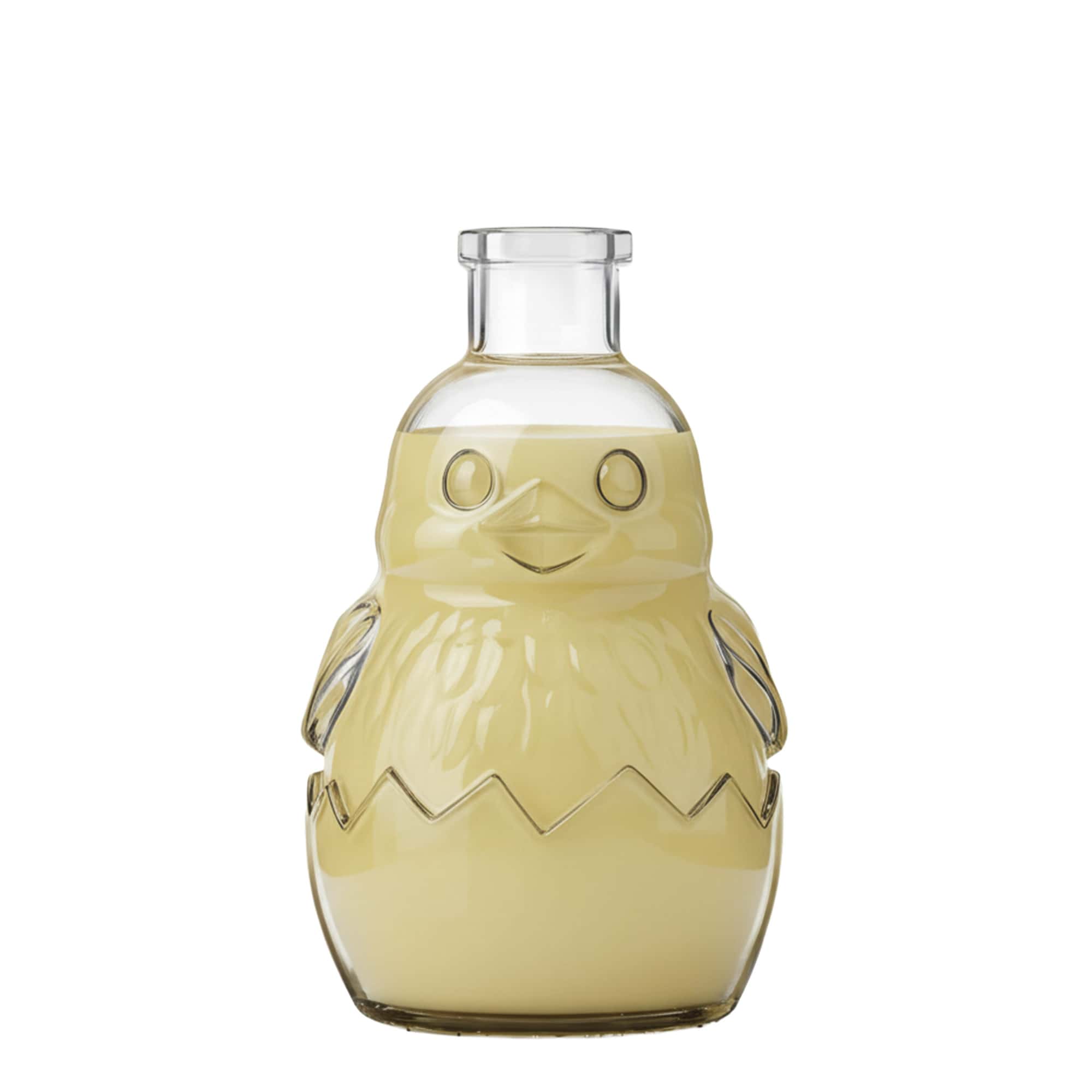 200 ml glasflaske 'Kylling', åbning: kork
