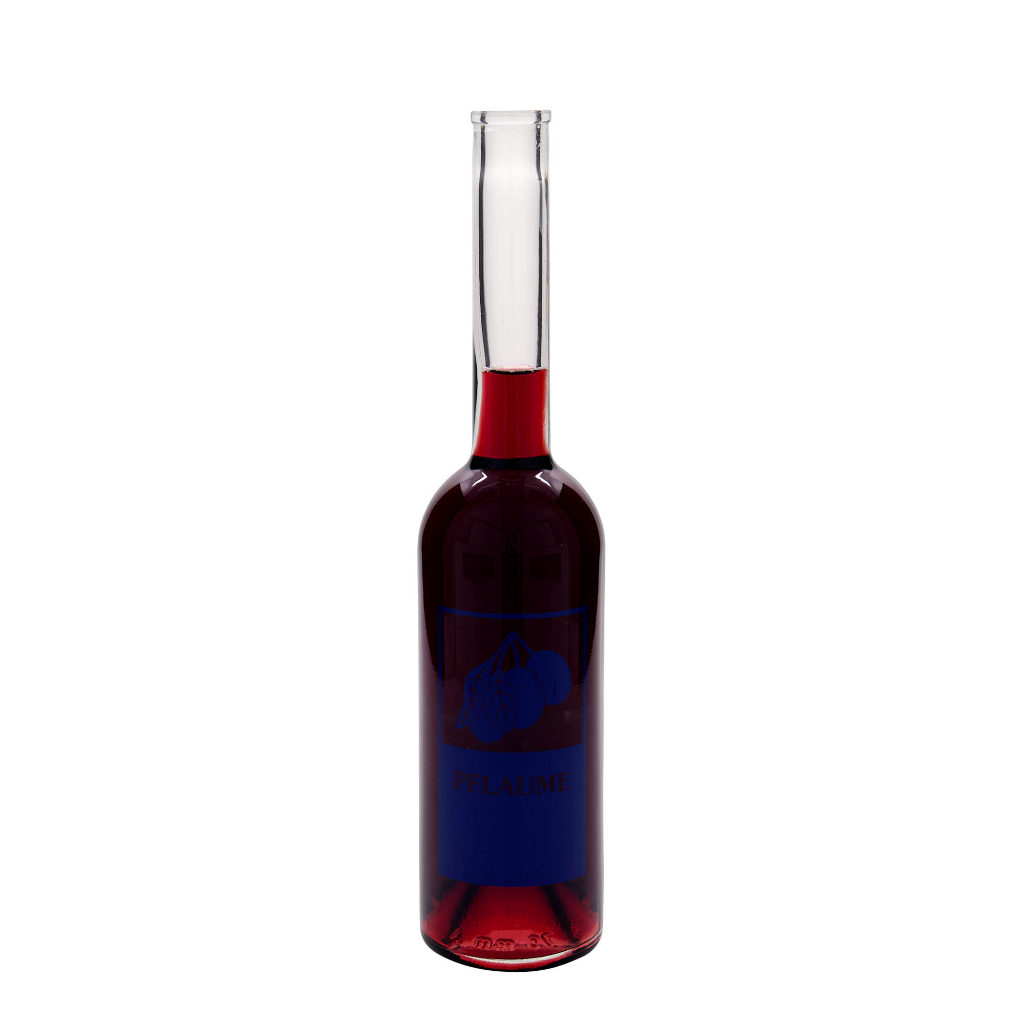 500 ml glasflaske 'Opera', motiv: blomme, åbning: kork 500 ml glasflaske 'Opera', motiv: blomme, åbning: kork