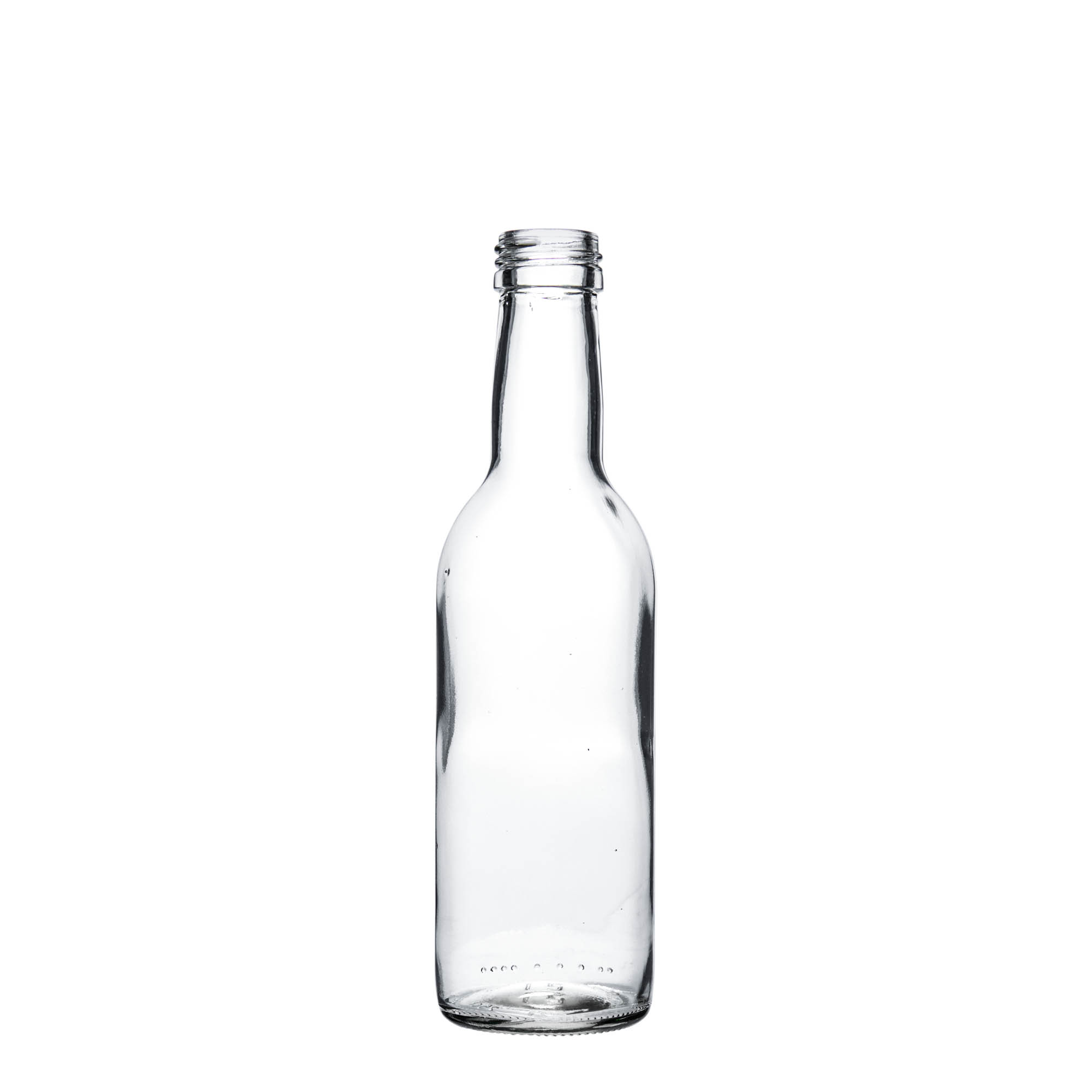 250 ml glasflaske »Bordeaux«, åbning: PP 28