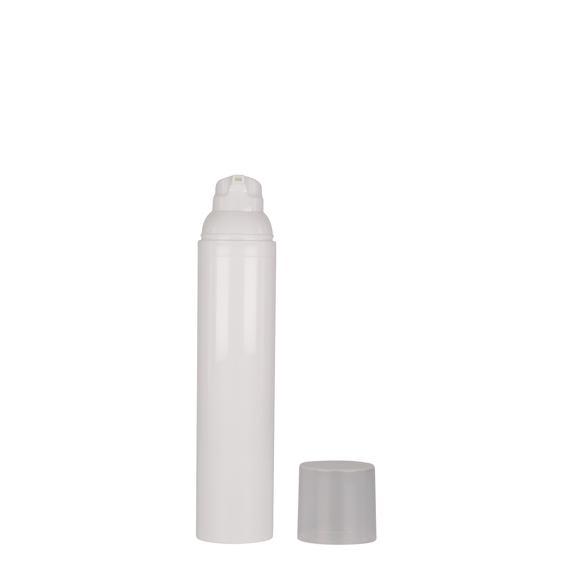 100 ml Airless-dispenser 'Mezzo', PP-plast, hvid 100 ml Airless-dispenser 'Mezzo', PP-plast, hvid
