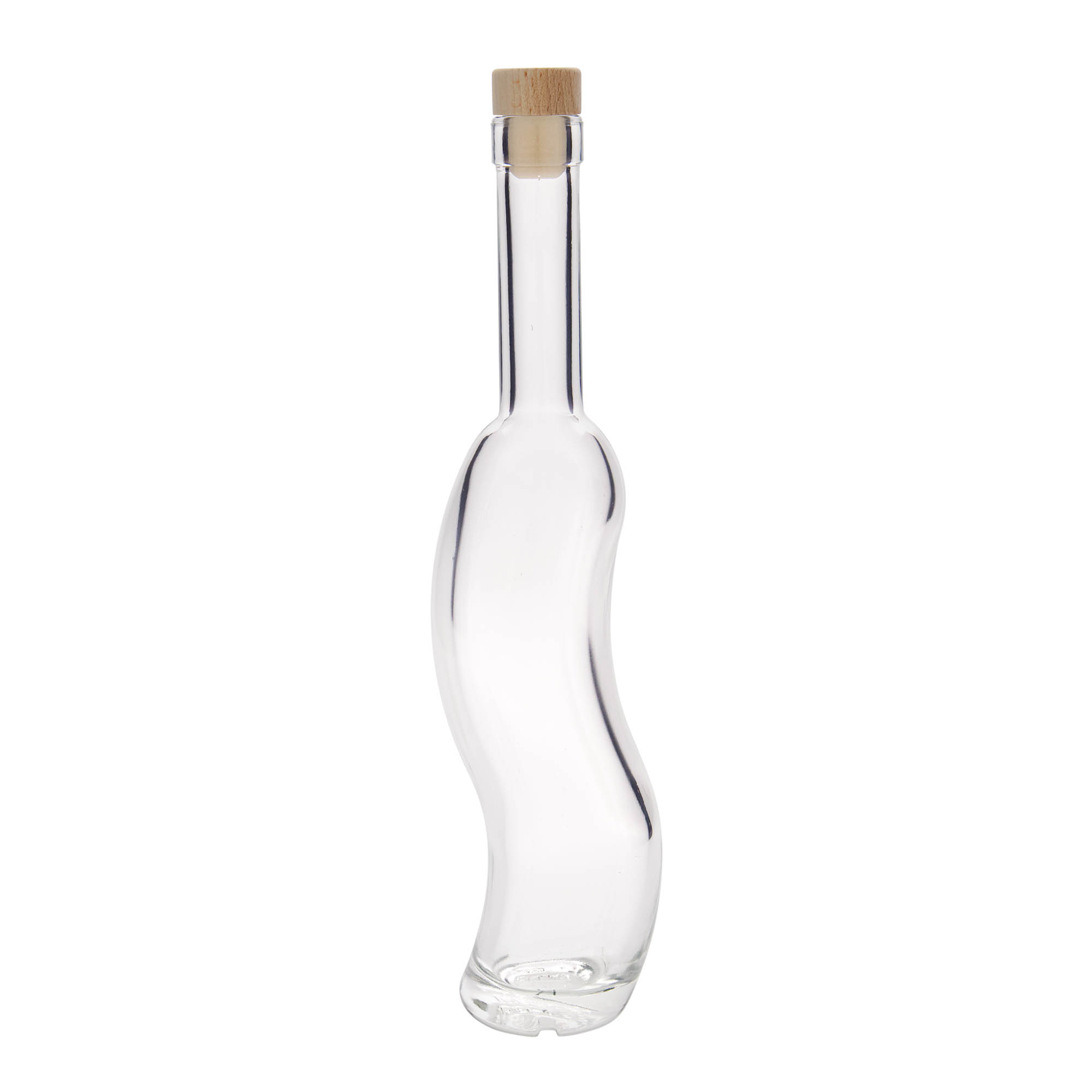 350 ml glasflaske 'La-Ola', halvrund, åbning: kork