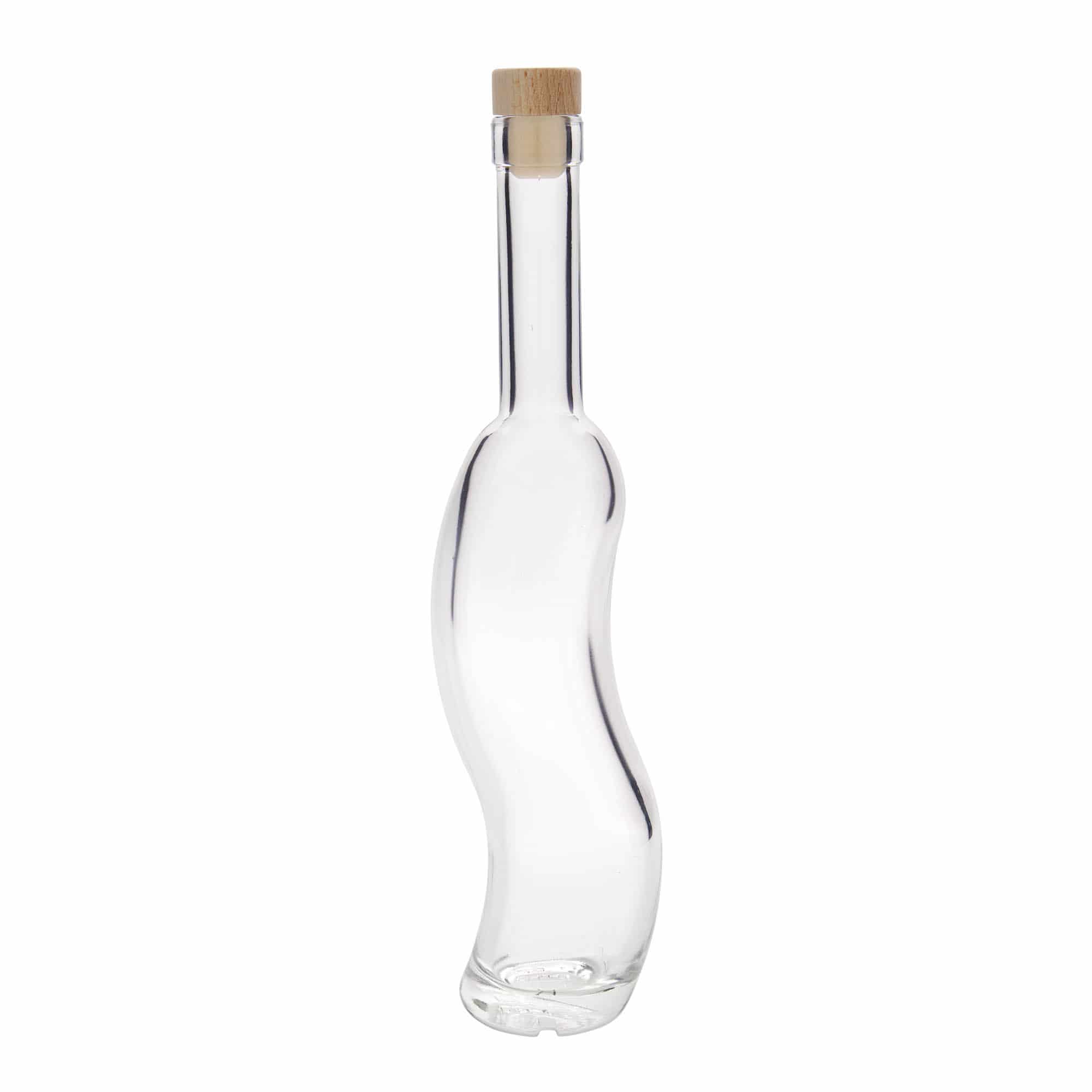350 ml glasflaske »La-Ola«, halvrund, åbning: kork